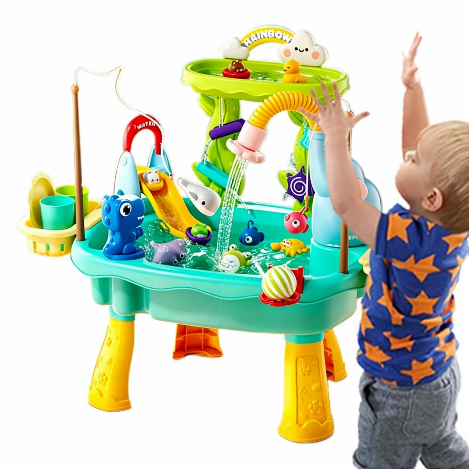 Tavolo Acqua Bimbi Giochi d' | Giocattolo Acquatico Da Esterno Per Bambini Prescolari Cortile Patio Spiaggia Campeggio Asilo Casa Bagno Sala Giochi Vacanze