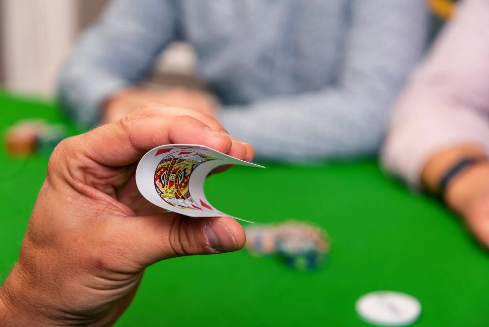 2 giochi di carte da gioco professionali 100% plastica Texas Holdem Poker (1 x rosso/1 x blu) | 54 monete per gioco, inclusi 2 jolly | indice Jumbo | Qualità Super Casino