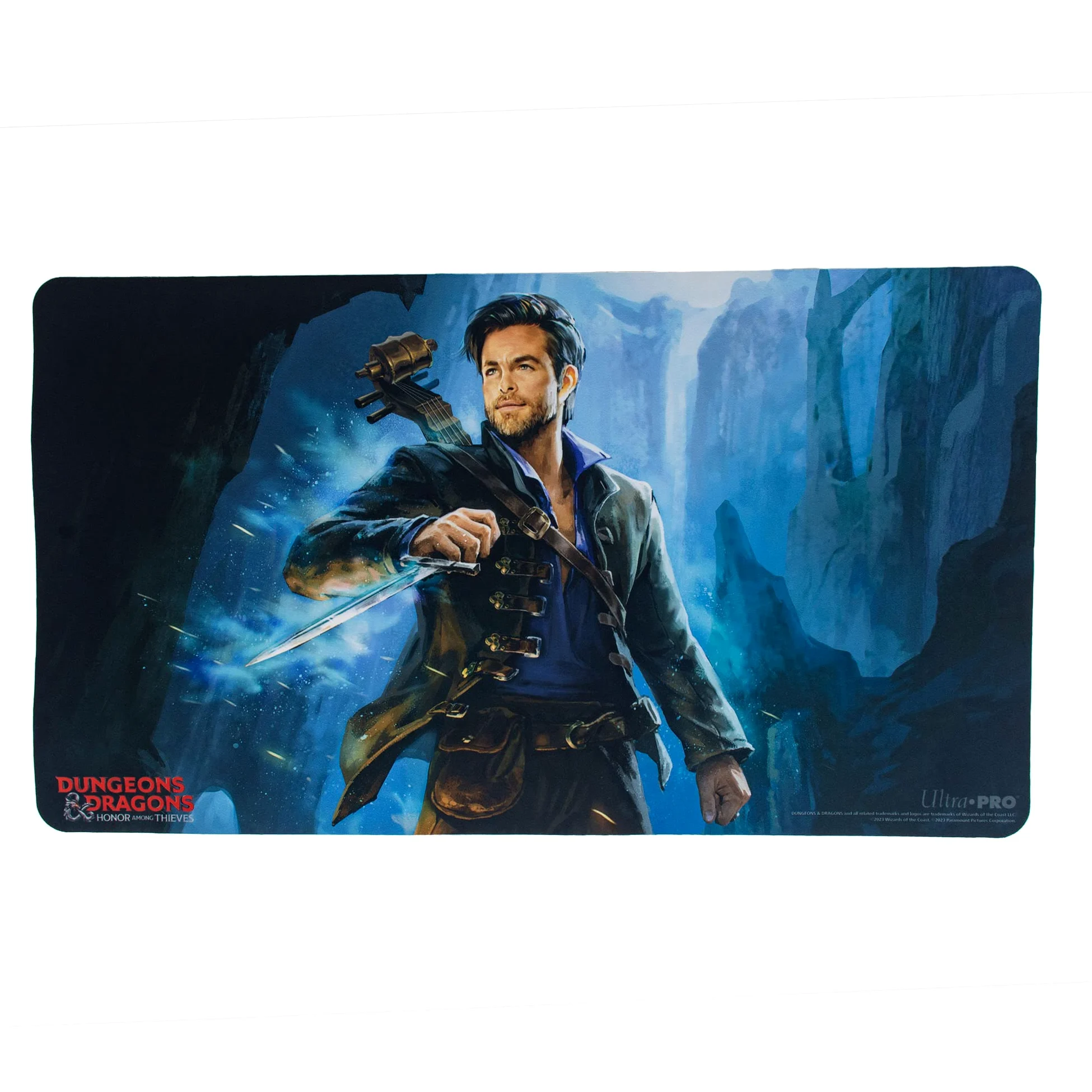 Ultra PRO - Dungeons & Dragons: Honor Among Thieves Playmat con Chris Pine - Proteggi le tue carte da collezione durante il gioco da graffi e graffi, perfetto da usare come tappetino per mouse,
