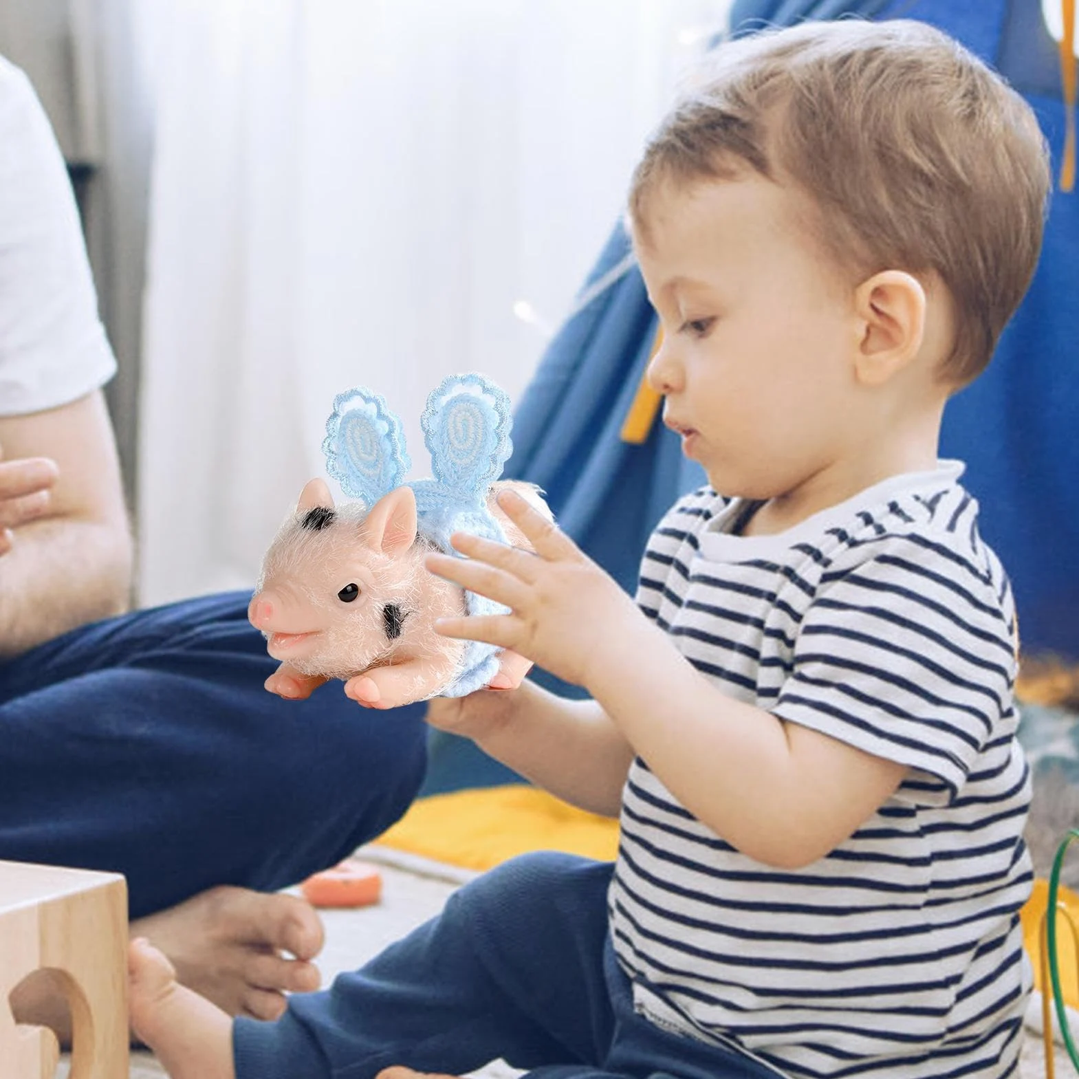 Giocattoli animali da bambino, suonare animali Piacili realistici | per infermieri per bambini, decorazioni per la casa divertenti, calze natalizie di compleanno per ragazzi ragazze