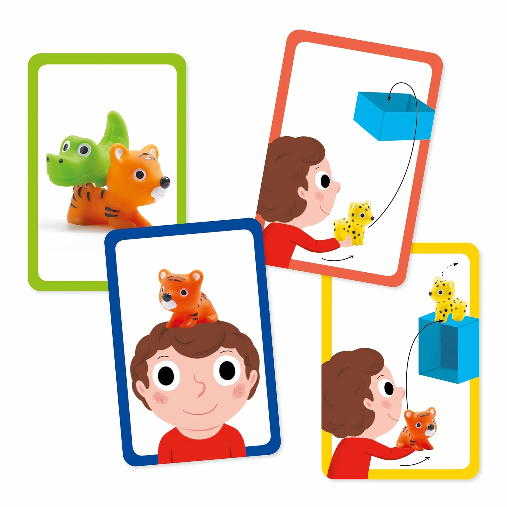 DJECO - Giochi d'azione e riflessiGiochi educativiDJECOGioco Little Action, Multicolore, Small (15)