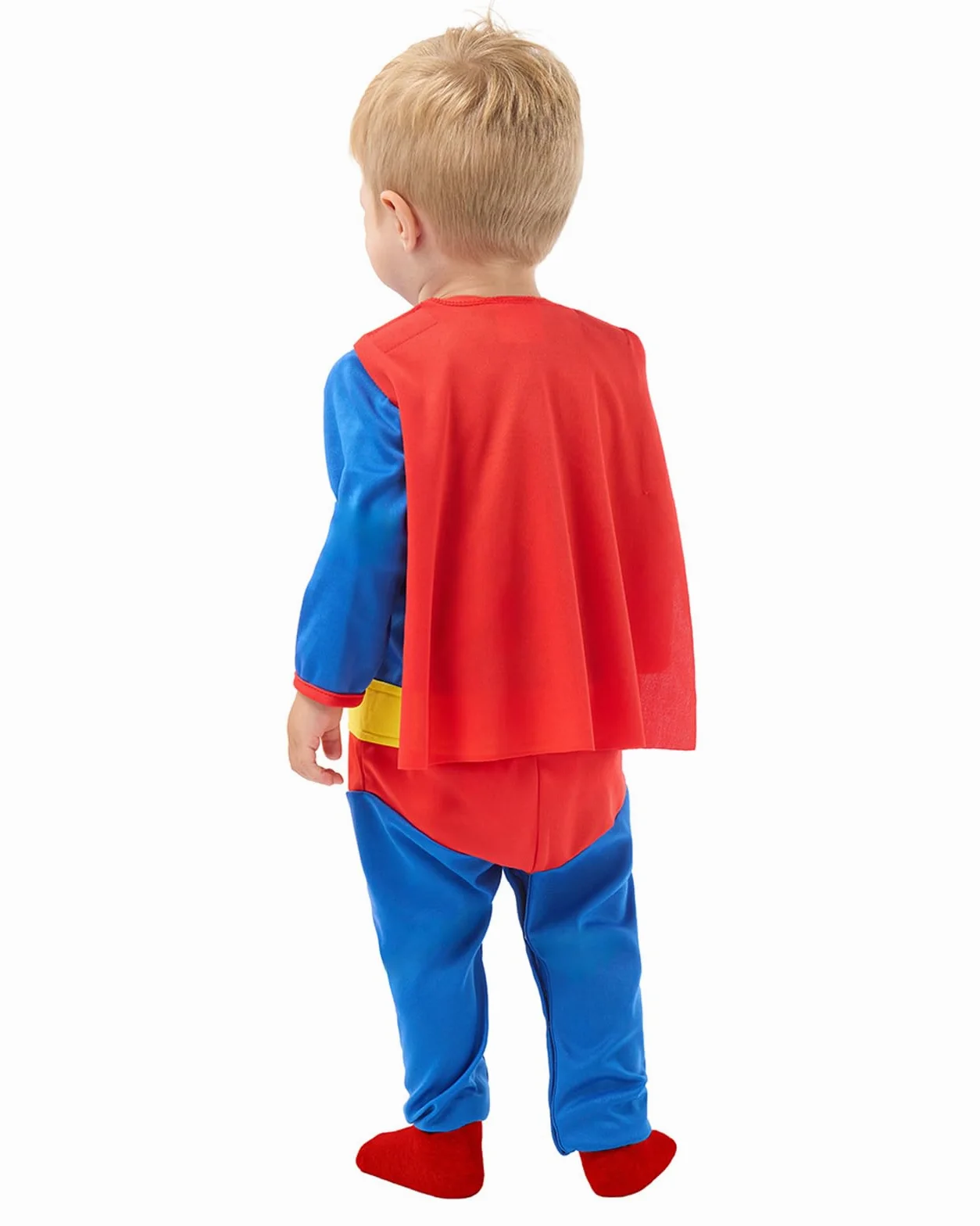 Funidelia Costume Ufficiale di Superman per Neonato con tutina muscolosa e mantello, Tenuta da Supereroe per Neonati, Costumi di Carnevale, Halloween e Feste