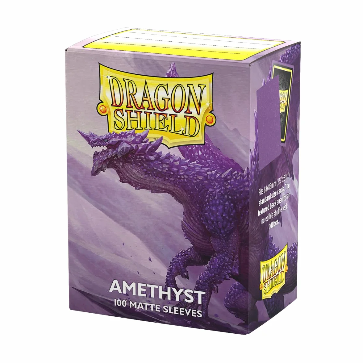 at-11060-100 standard size matte dual sleeves - amethyst