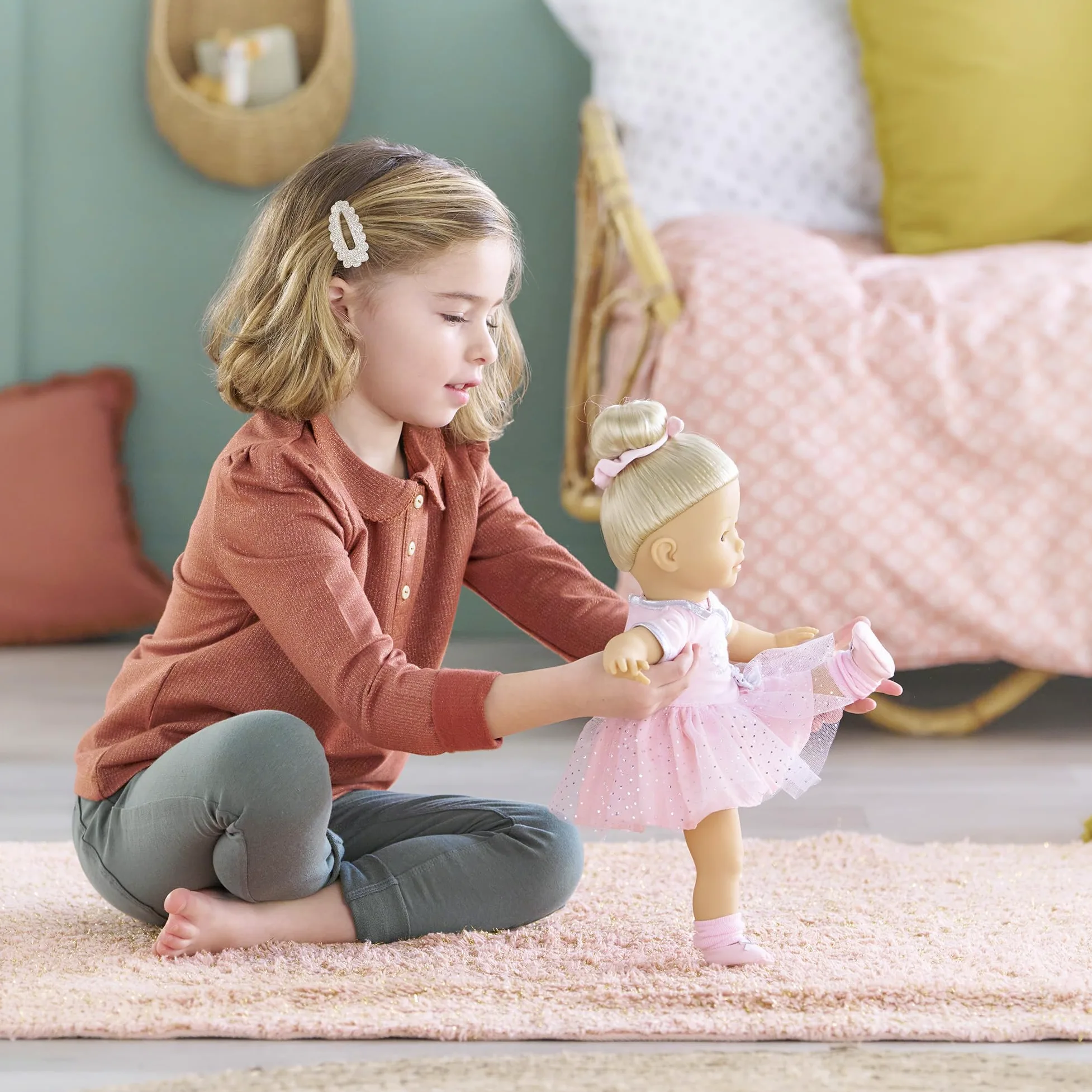 Corolle Poupée Constance Ballerine - 36 cm - personnalisable - des 3 ans