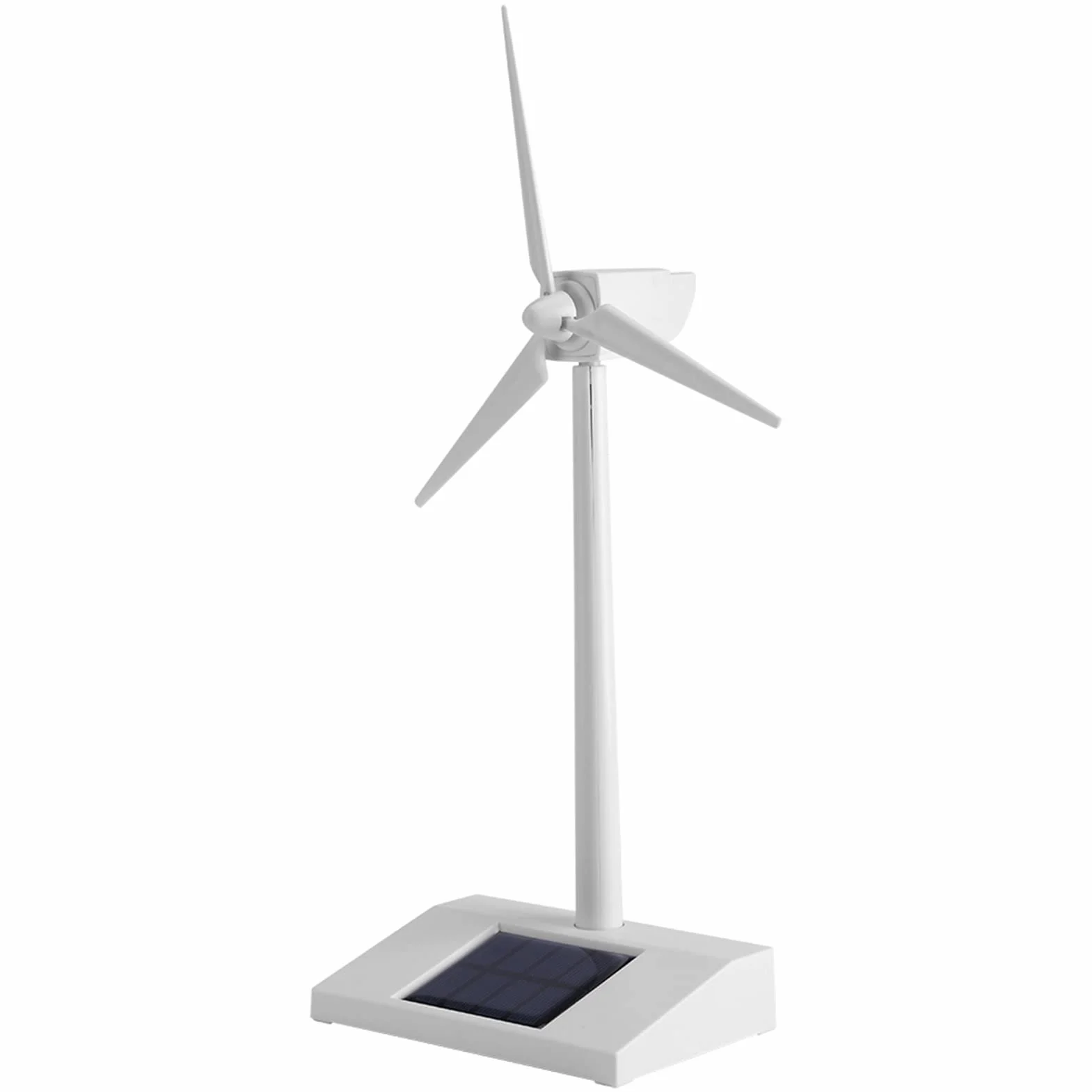 BuyWeek Turbina Eolica Solare Giocattolo, Mini da Tavolo in ABS per Decor Casa