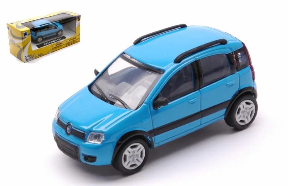 Generico Modellino Modello Fiat Panda 4x4 2006 Scala 1:43 1 pezzo (azzurro)