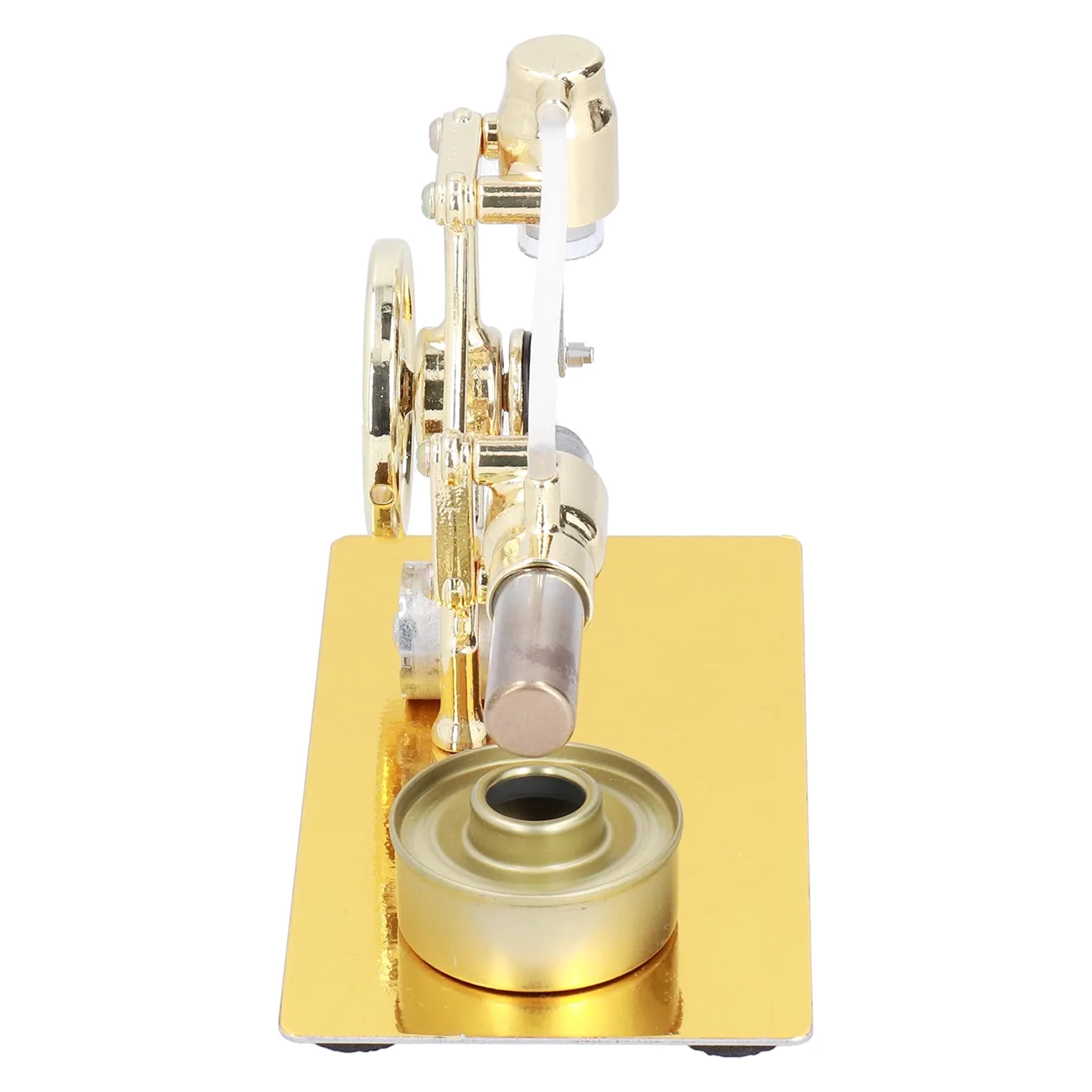Fdit Motore Stirling con Generatore di Corrente, 16x8,8cm, per Generatore | Costruzione in ferro, progetto scientifico, modello iconico, apprendimento pratico