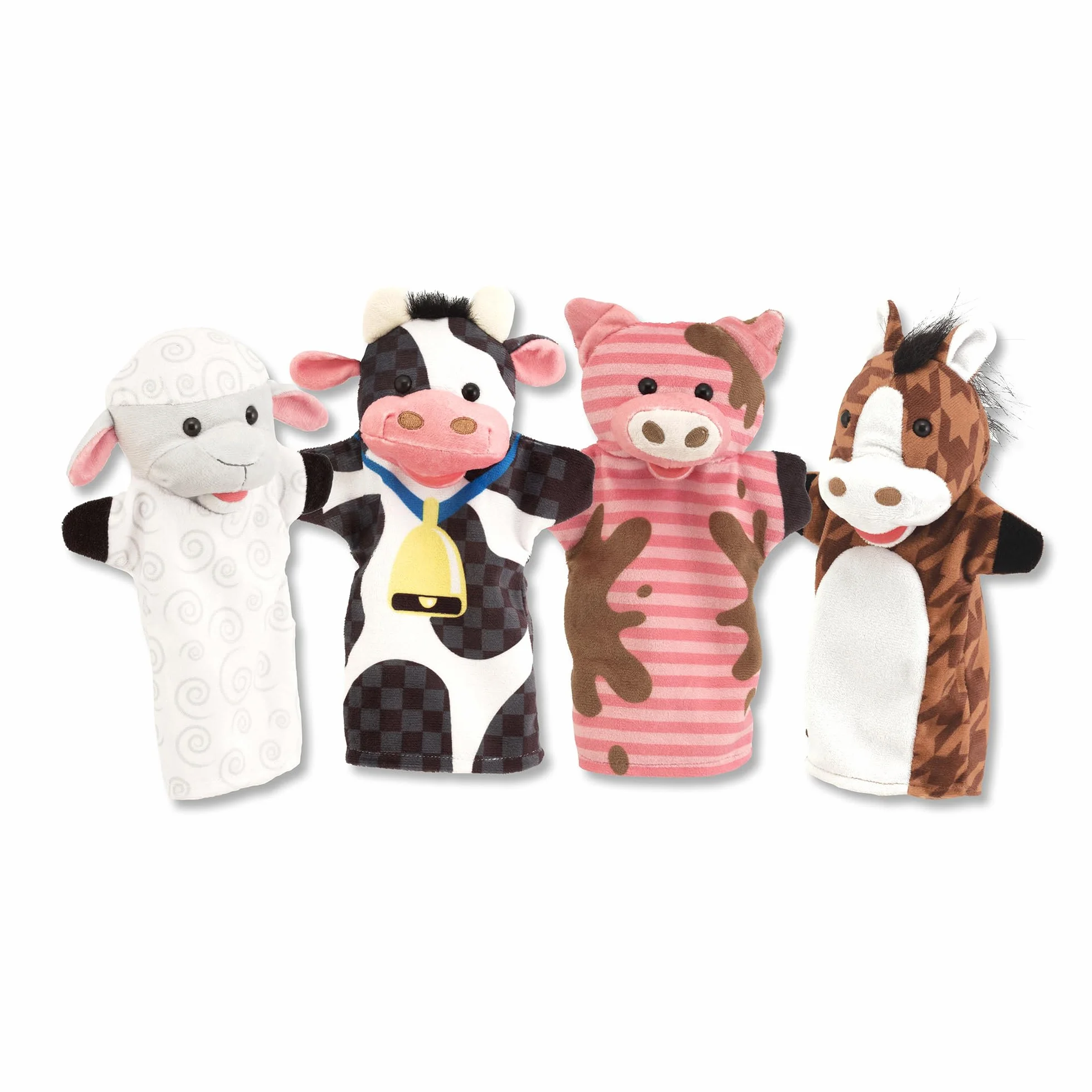 Melissa & Doug Marionette Da Mano Animali Della Fattoria Bambini 2 Anni