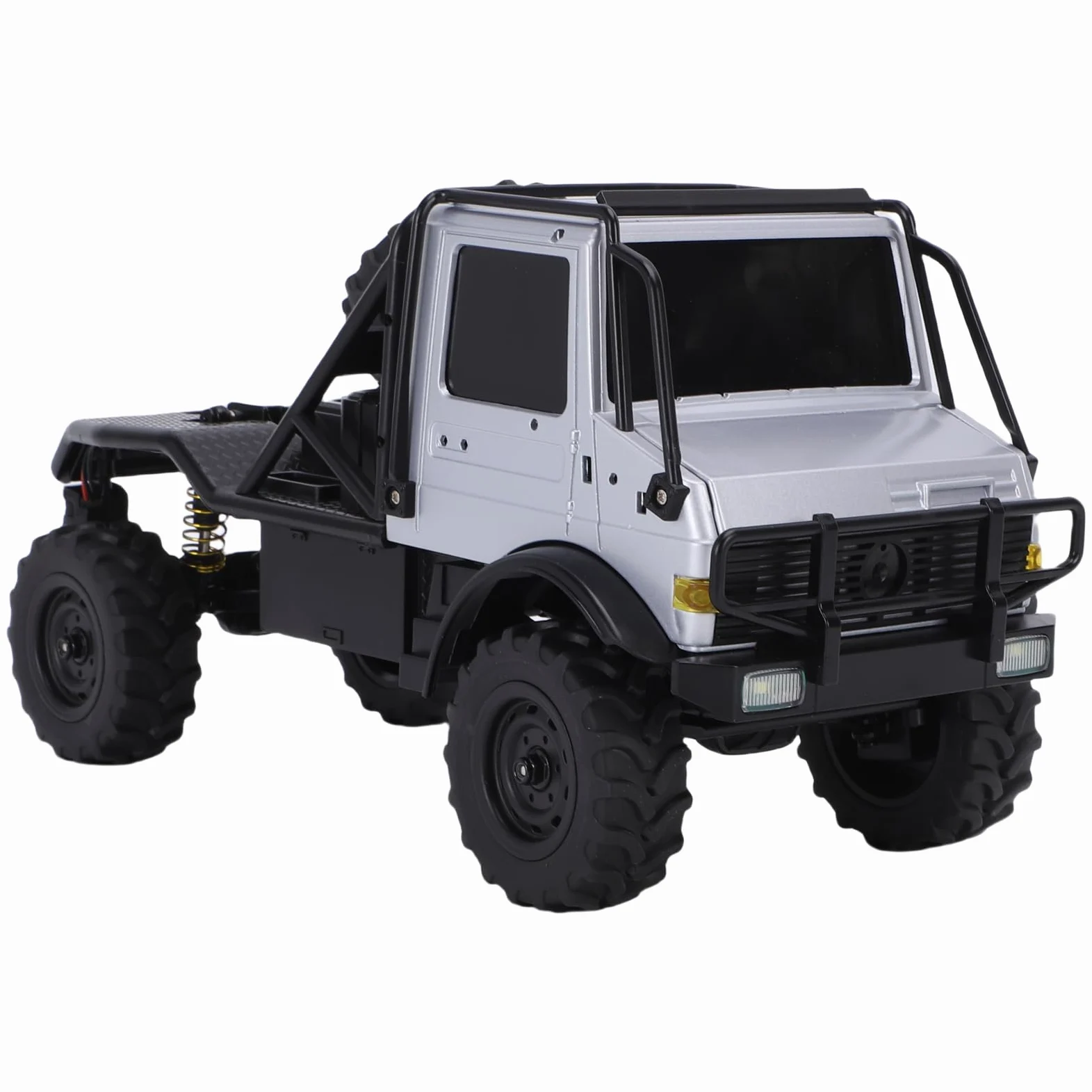 Changor Auto Fuoristrada con Carrozzeria in Lega 4WD RC Crawler 1:18 | Design adatto a tutti i terreni, capacità di arrampicata, luci multi-scenario, telecomando 2.4G, per uso interno ed esterno