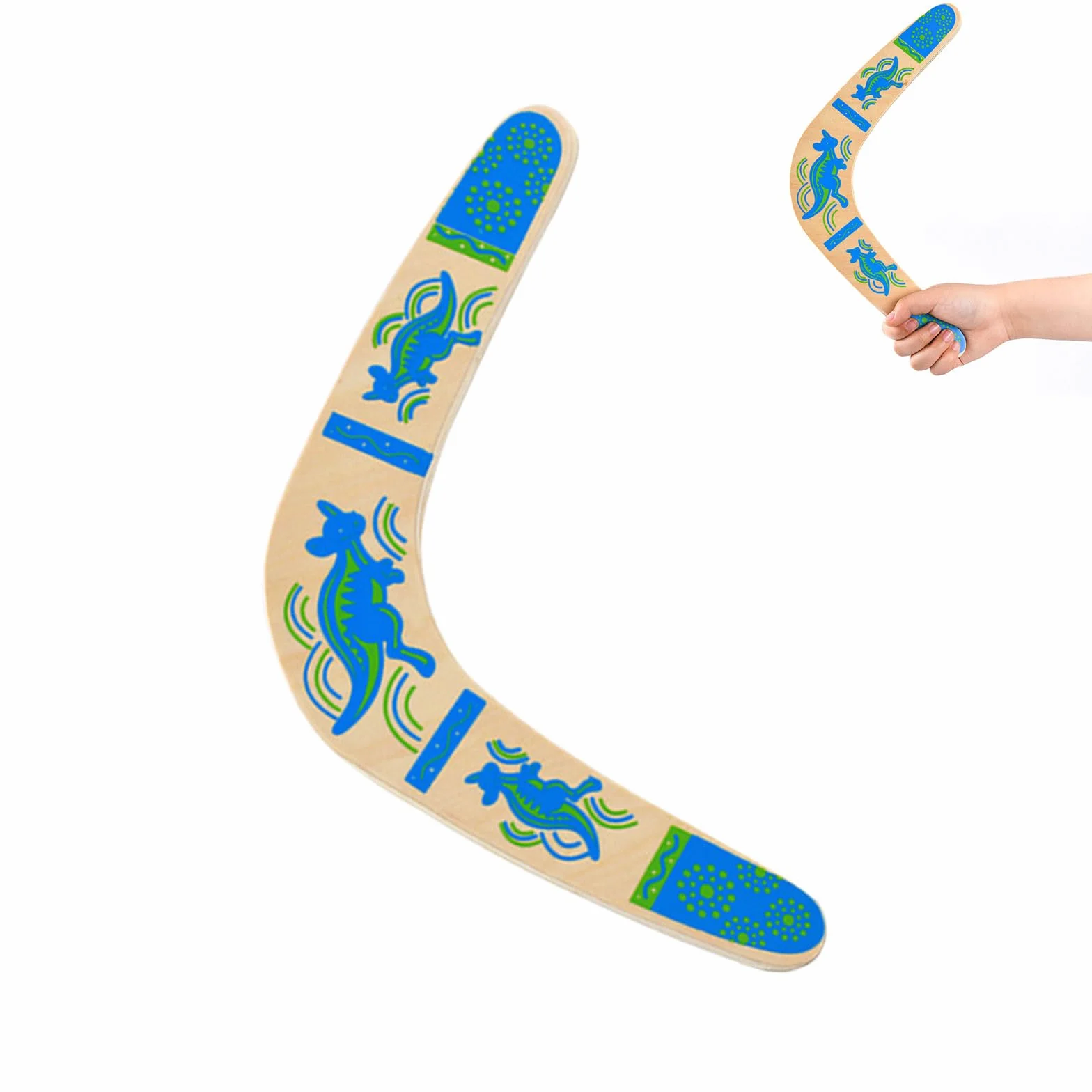 JOYOLA Boomerang di Ritorno in Legno a Forma di V per Bambini e Adulti all'Aria Aperta
