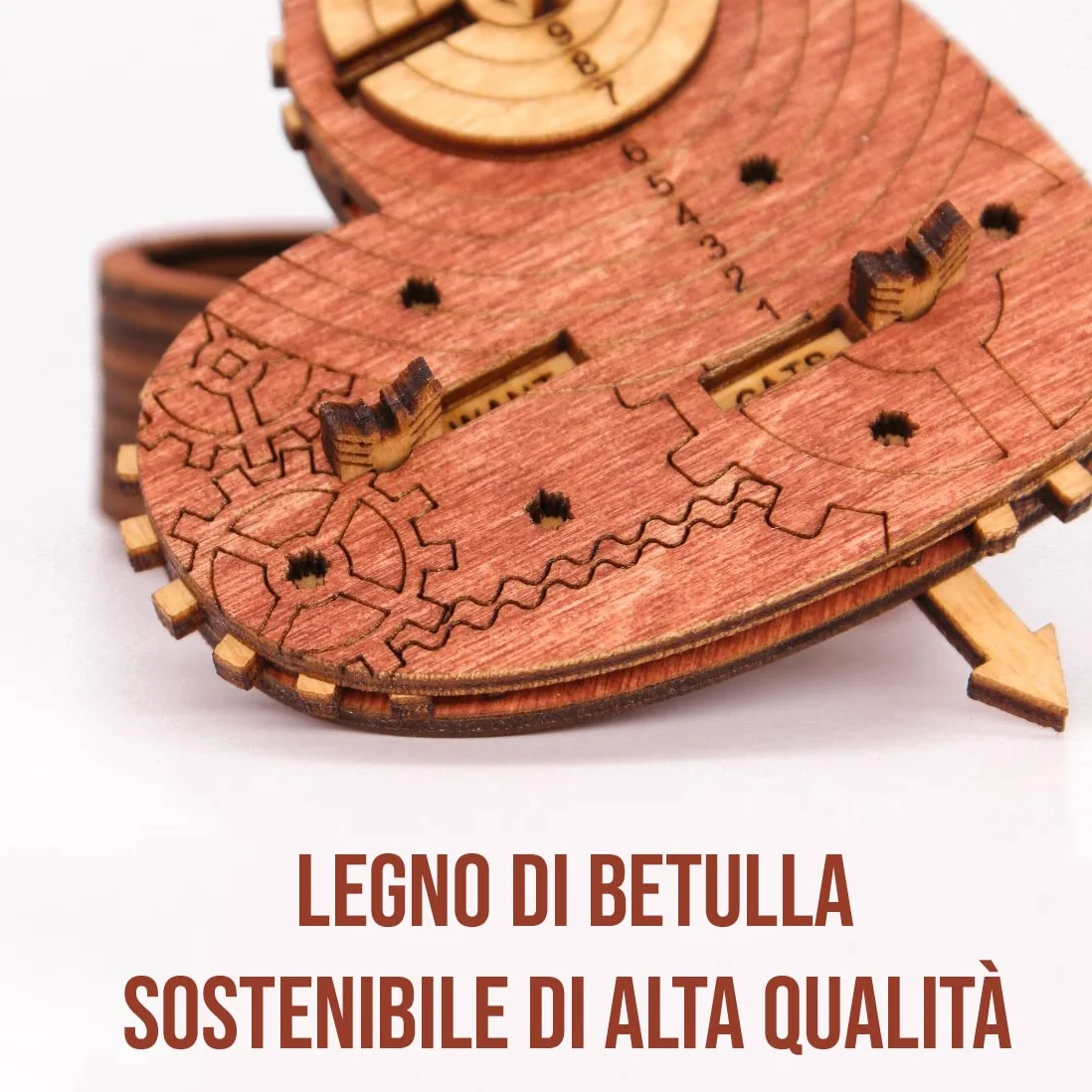 iDventure Tin Woodman's Heart - scatola di gioielli - matrimonio, anniversario, San Valentino - salvadanaio - scatola misteriosa - puzzle 3D in legno - regali originali - puzzle per adulti - cofanetti