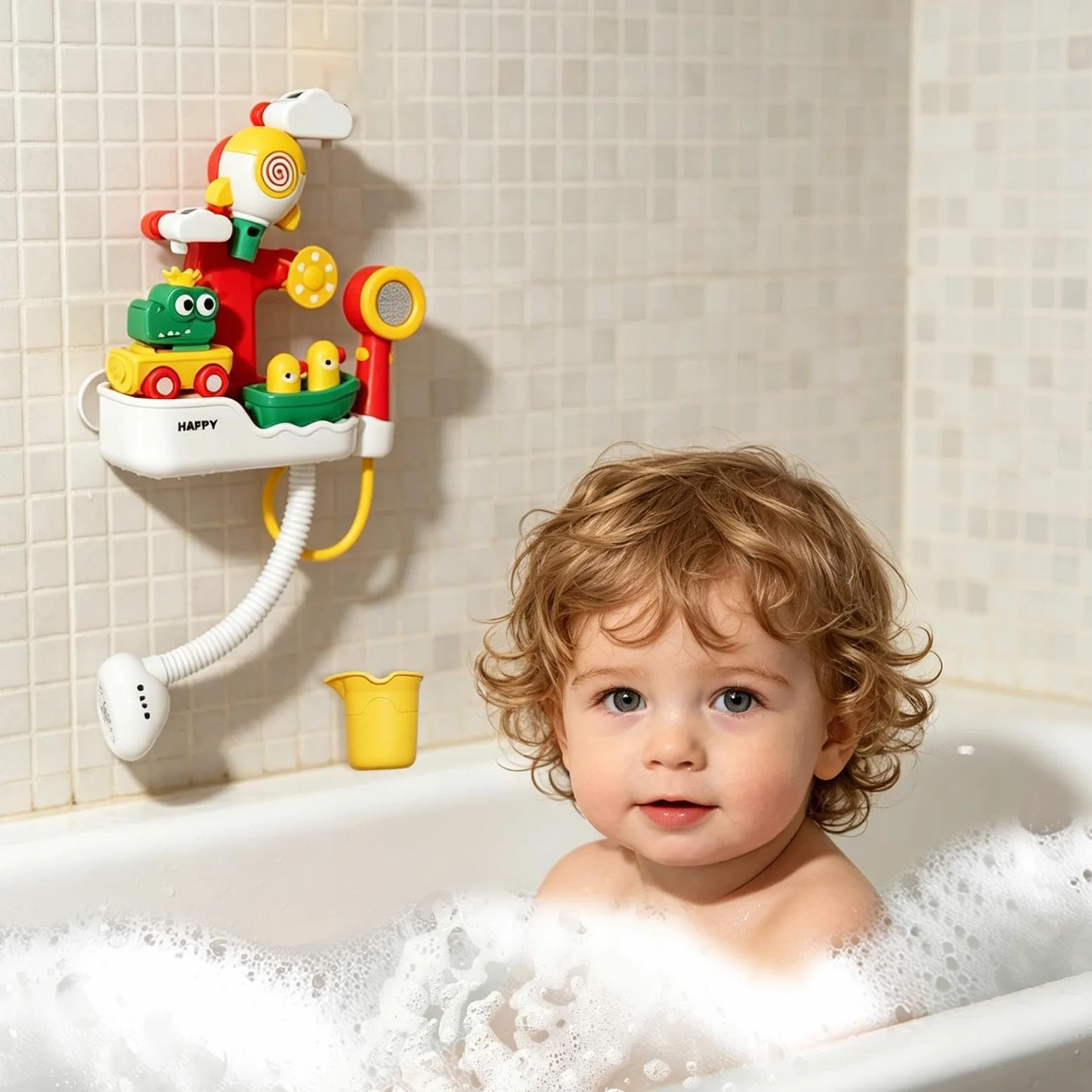 Giocattoli per il Momento del Bagnetto Giocattoli Educativi da Bagno | Soffione Doccia Divertente Da Vasca Per Bambini Da Utilizzare In Doccia A Casa In Viaggio All'Aperto Bagno Vasca E Come