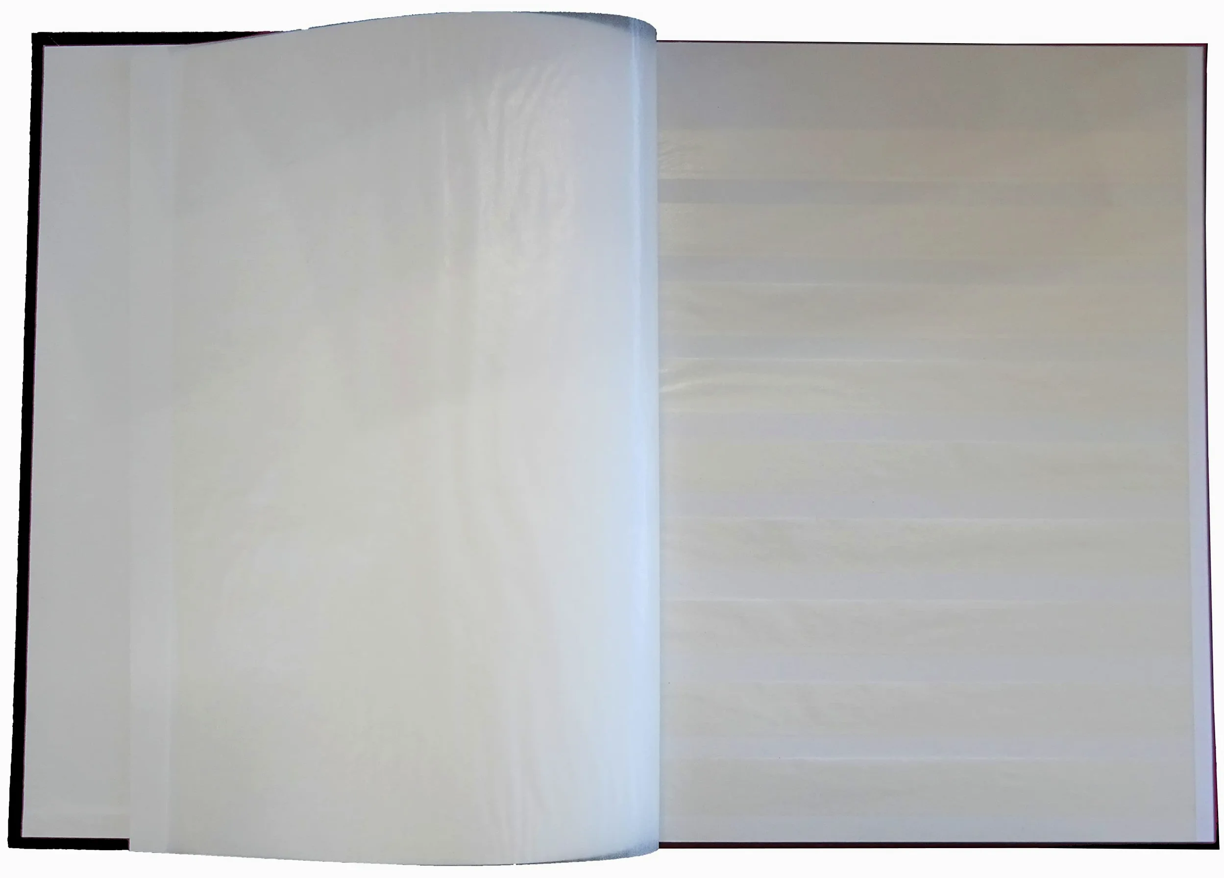 Supersafe Album per francobolli con 32 pagine bianche e interfoglie di vetro, copertina nera W 4/16