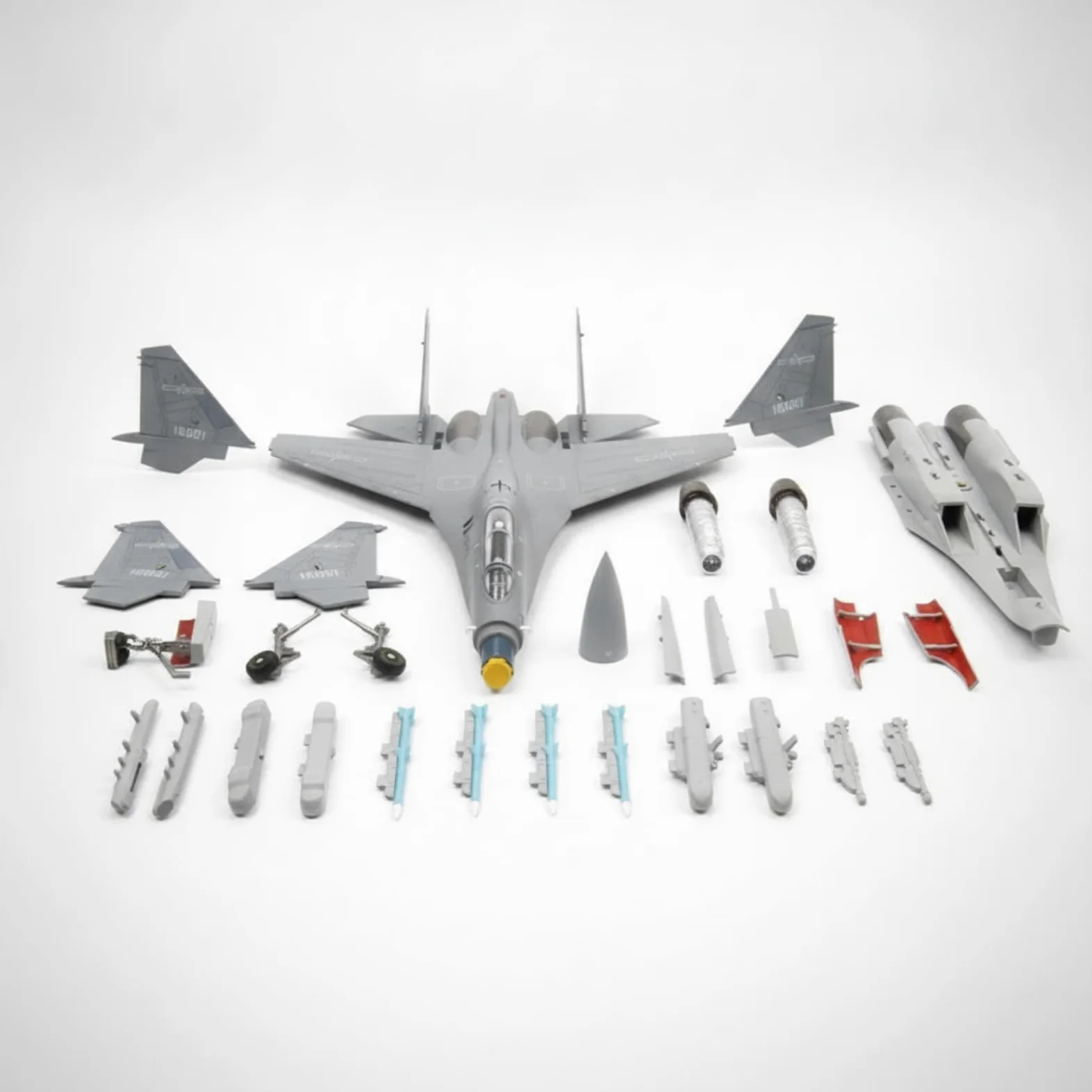 Aereo da Elettronica Modello Kit Aereo da Jet da Combattimento Struttura con cessori Fili da Installare Adatto per Hobbisti Decorazione 1 72