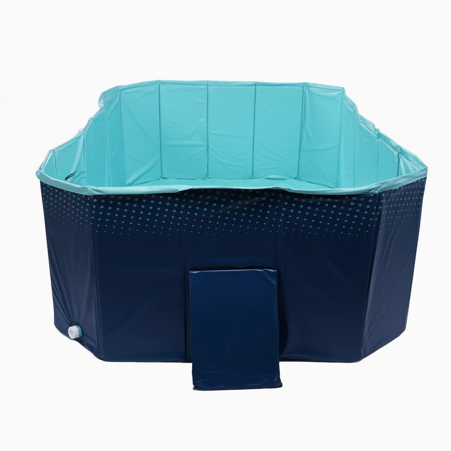 Sxhlseller Piscina Pieghevole Portatile per Bambini e Cani |Piscina da Cortile Non Gonfiabile in PVC Spesso per Divertimento Estivo all'aperto (2,1 m)