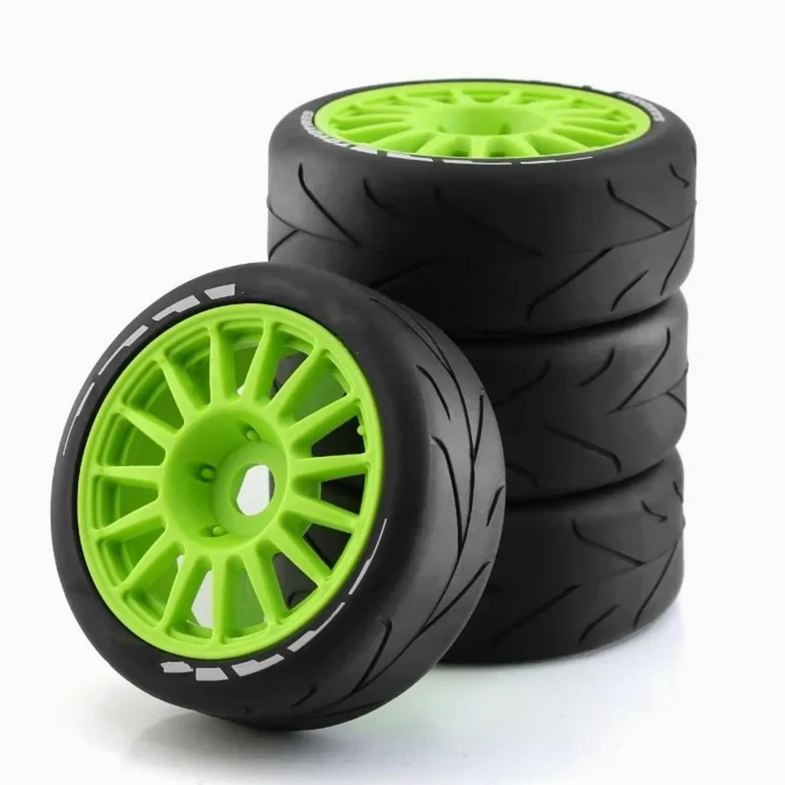 Compatibile Con ARRMA Per Trxs Per Redcat Per Team Per Losi Per Kyosho Per VRX Per HPI 1/8 RC Car Pneumatici 4 Pezzi Pneumatici In Gomma 12mm Hex RC Car Ruota