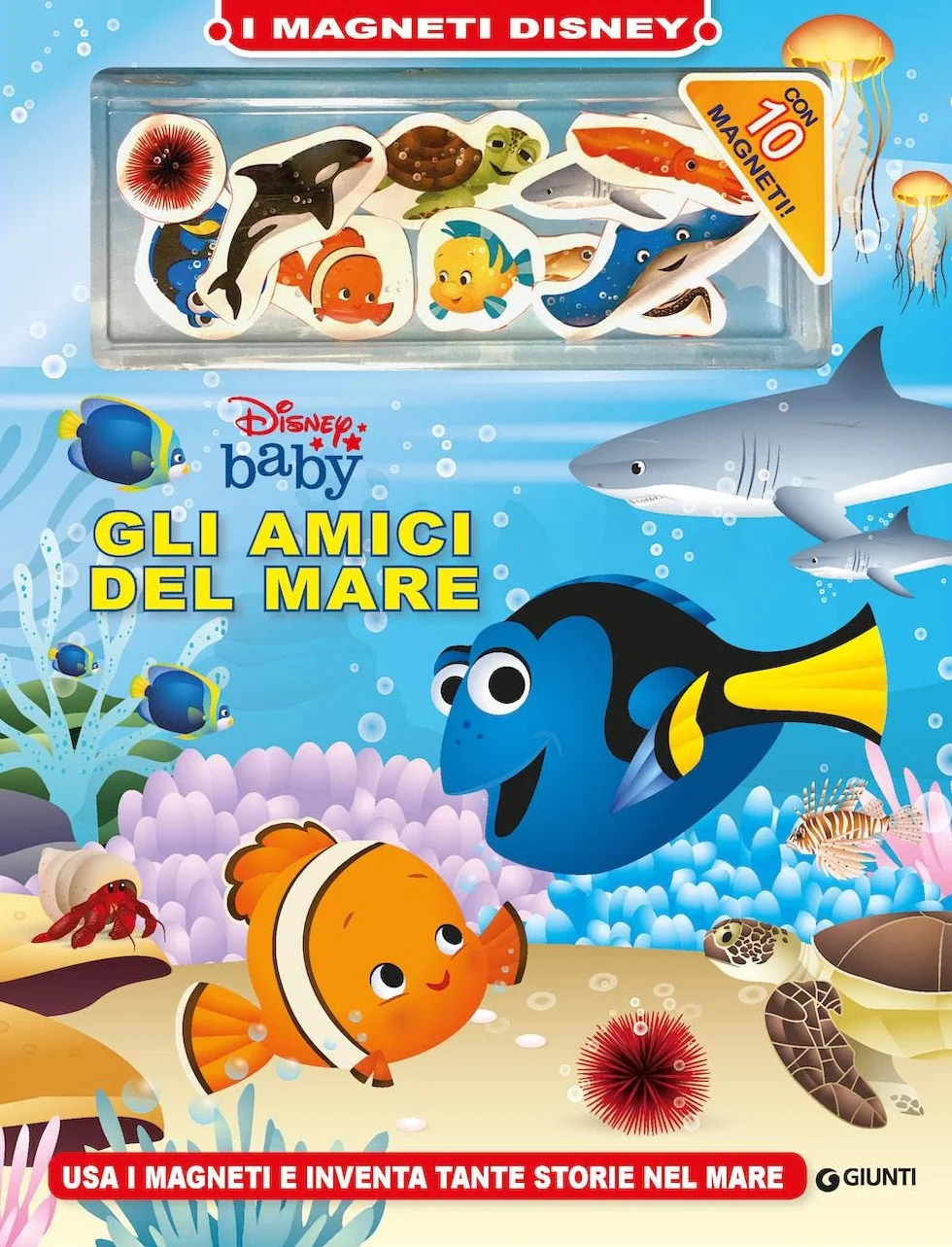 Gli amici del mare. I magneti Disney. Ediz. a colori. Con 10 magneti