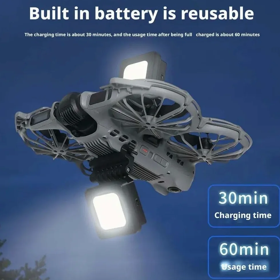 Compatibile con DJI NEO 2 Luce di avviso notturno | Alta luminosità, segnale chiaro, maggiore visibilità notturna(1 set)