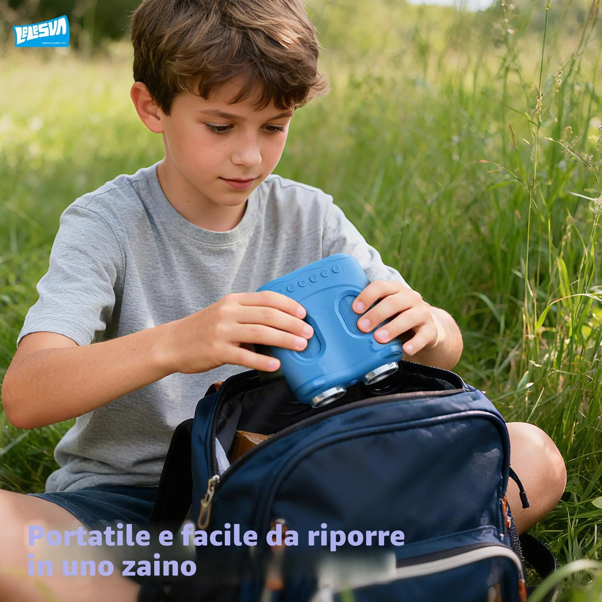 Microscopio e Telescopio 2 in 1, Mini Microscopio Portatile Tascabile 1000X, Telescopio Portatile 1000 m, Telescopio 10X Per Bambini, Telescopi Per Bambini con 1920P, Ottimo Giocattolo Scientifico