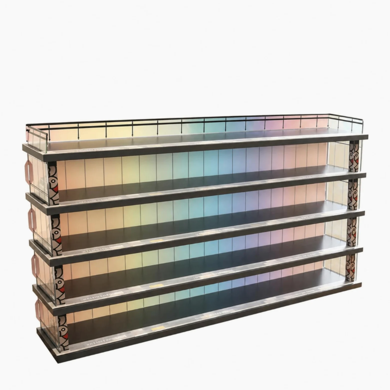 Qianly Espositore a Forma di Garage Ordinato Mensola Trasparente Compatto Scaffale per Collezionisti