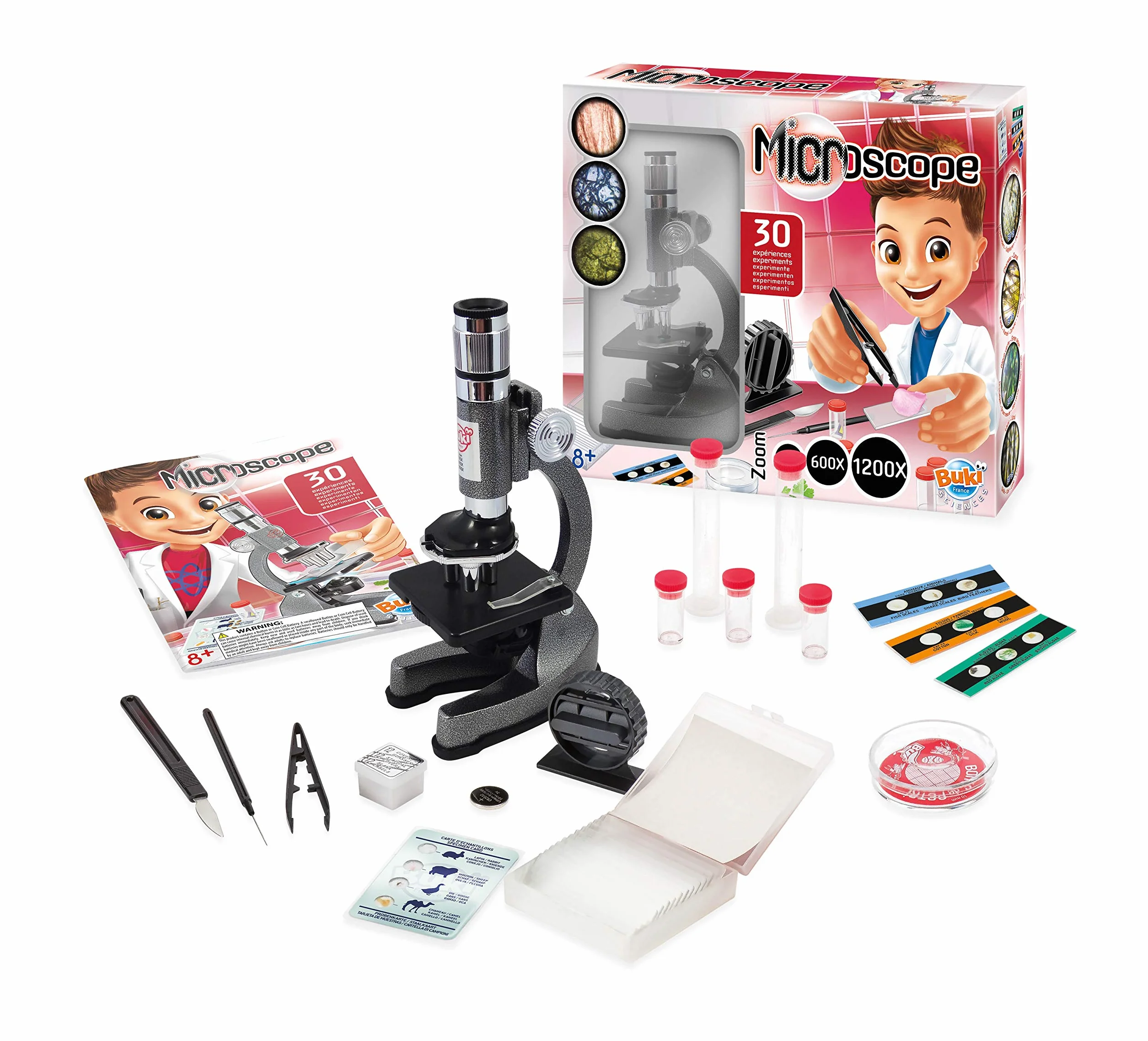 Buki France MS907B Microscopio 30 esperimenti