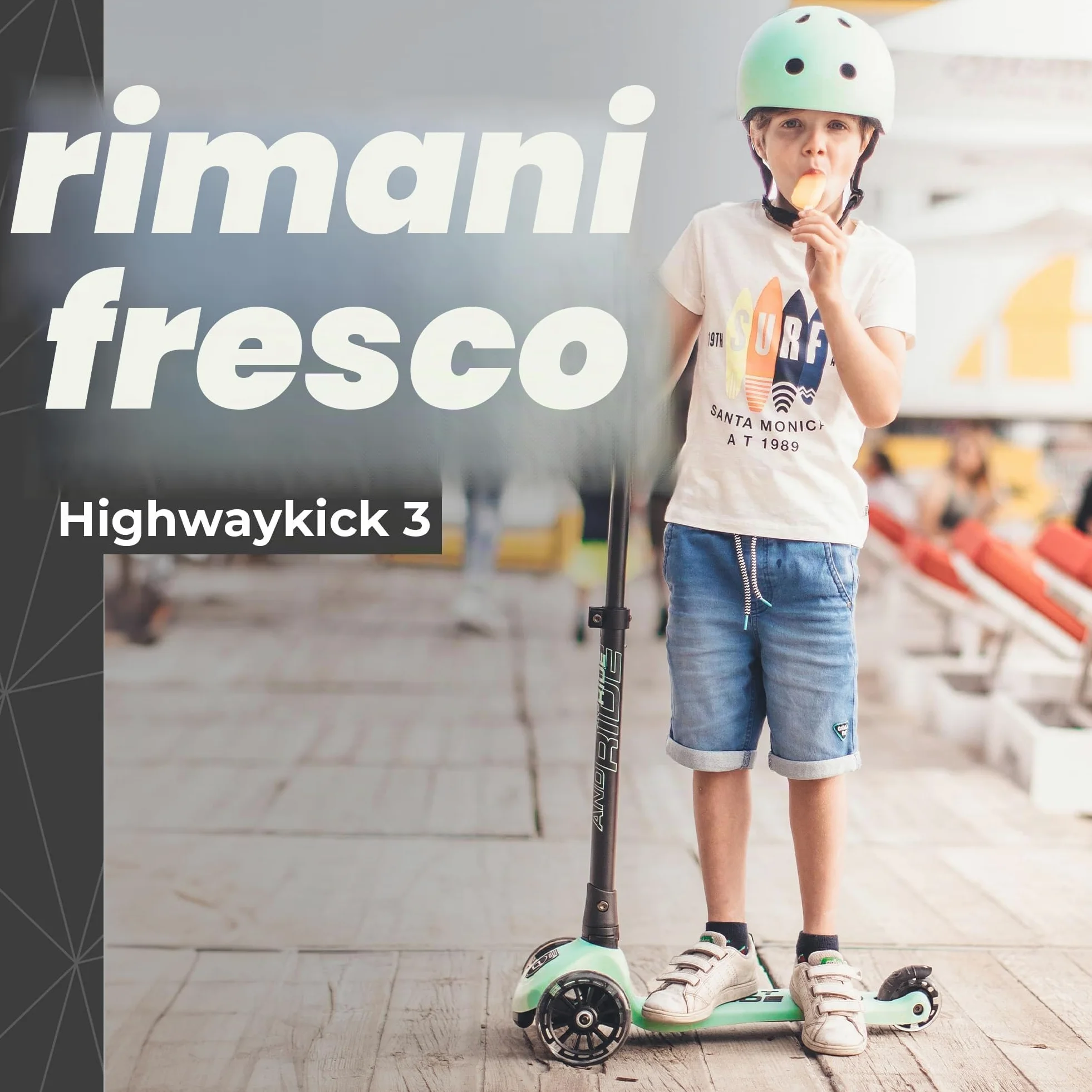 Scoot & Ride Highwaykick 3 LED Steel os