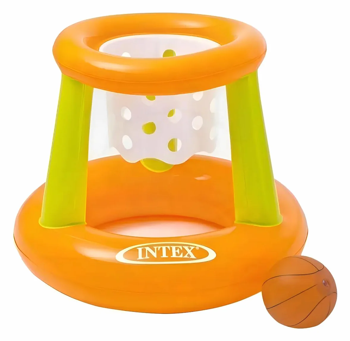 Intex Set da basket, 67 x 55 cm, colore: arancione/verde