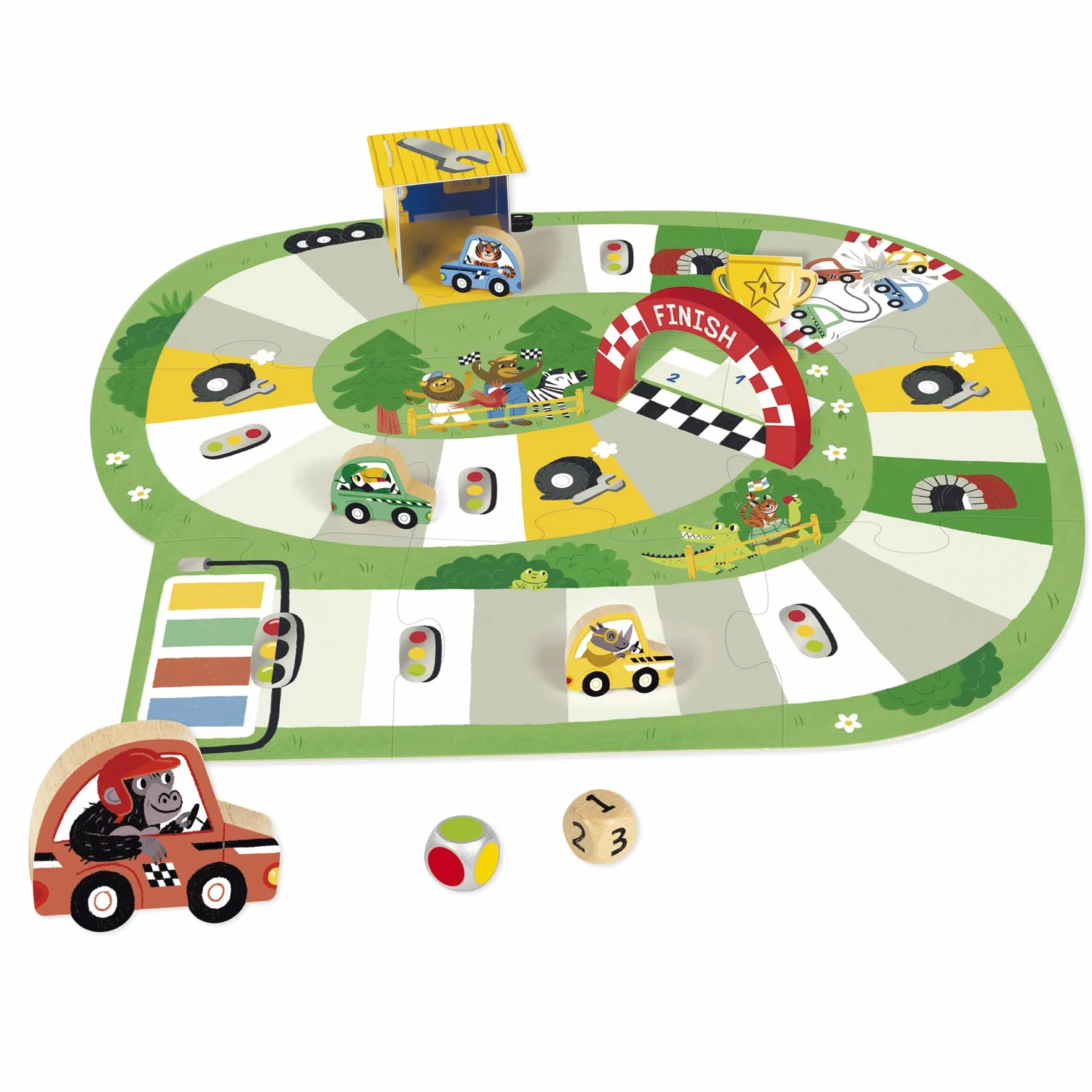 Goula La Mia Prima Gara Gioco Prescolare Bambini 3 Anni 2-4 Giocatori