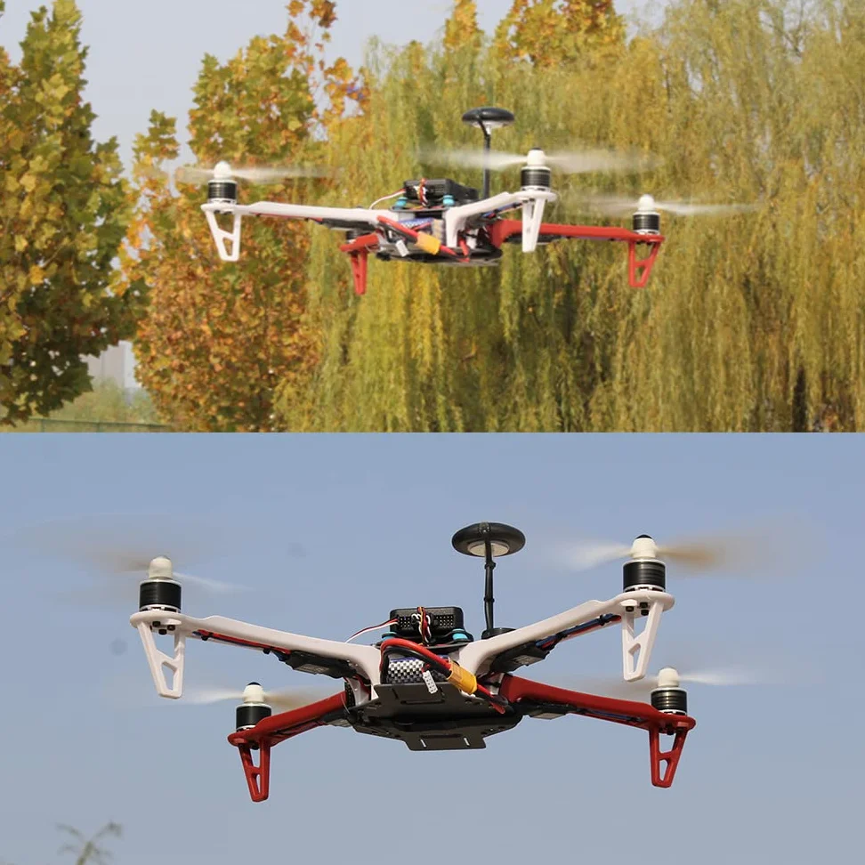 HAWK'S WORK F450 Kit per Costruire un Drone, set fai da te per quadricottero a 4 assi con manuale e video per appassionati di droni e ingegneria, studenti e ricercatori (D)