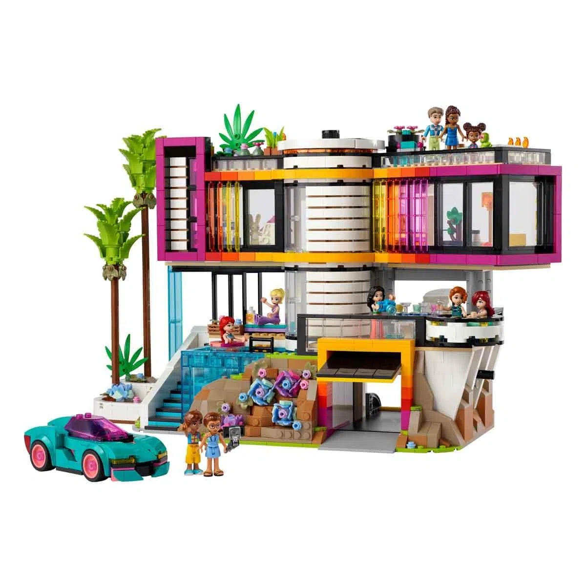 LEGO Friends La Villa Moderna di Andrea, Giochi di Ruolo per Bambine, Bambini e Adolescenti da 14 Anni in su, Casa Delle Bambole Giocattolo da Costruire con Accessori, Regalo di Compleanno 42639