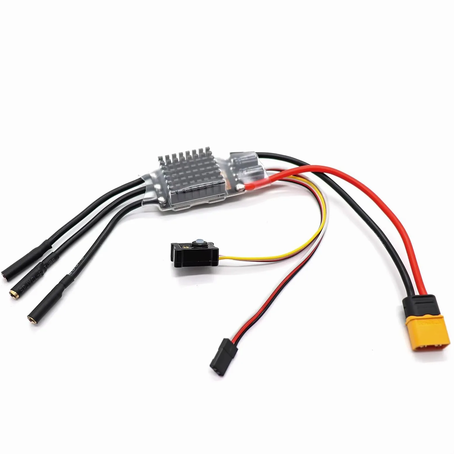 Per Axial Per Traxxas Per SCX10 Per TRX-4 Per TRX-6 ESC Per Auto RC Sistema Di Alimentazione ESC Per Cingolati RC AM32 Motore Brushless Per Combo RM-S20 80A Regolatore Velocità Rc(AM32 ESC)