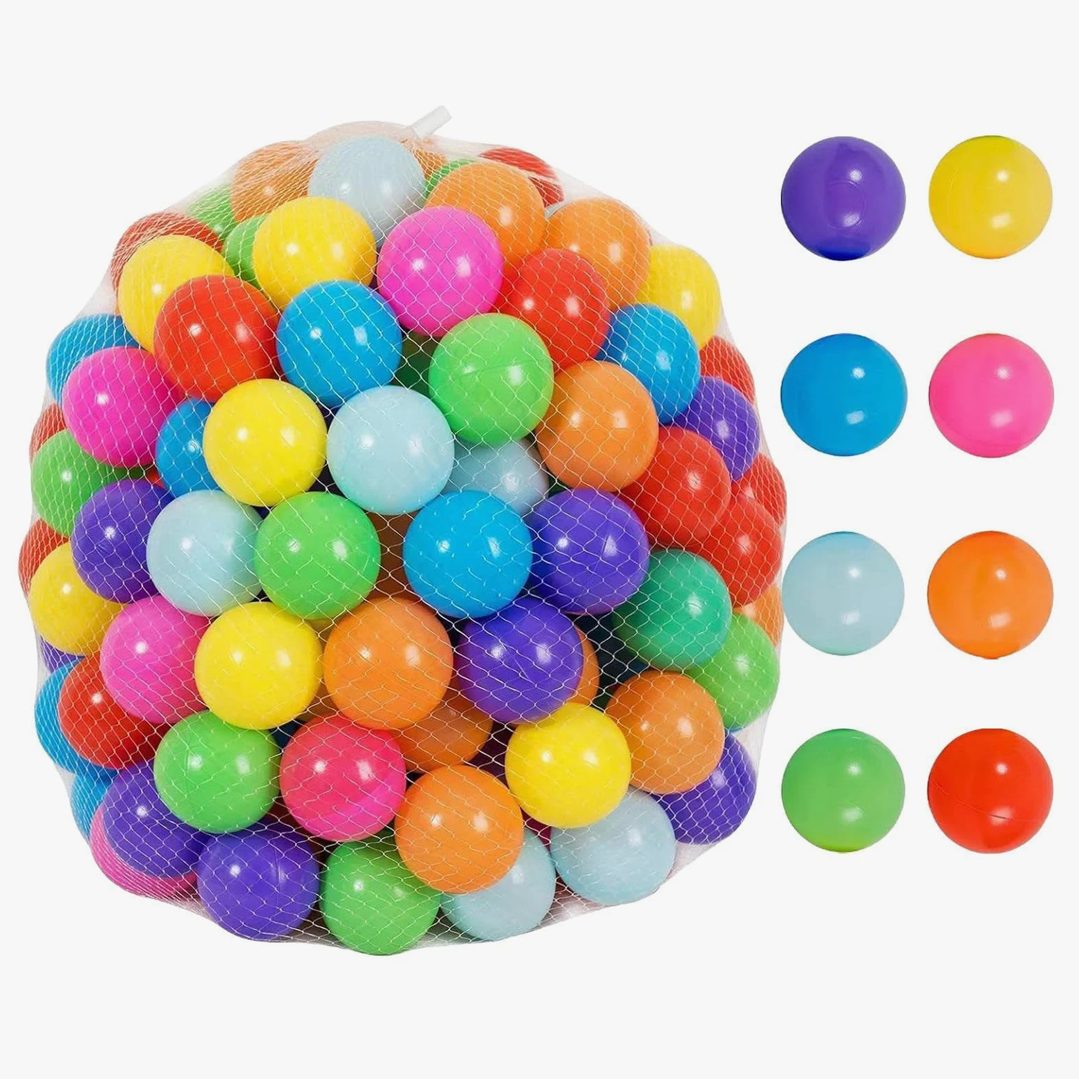 Palline per Piscina di Palline per Bambini 50 Pezzi Giocattoli | Palline Antistress da 7 cm per Tendone Cameretta da Box Casetta Piscina Festa Compleanno Decorazione