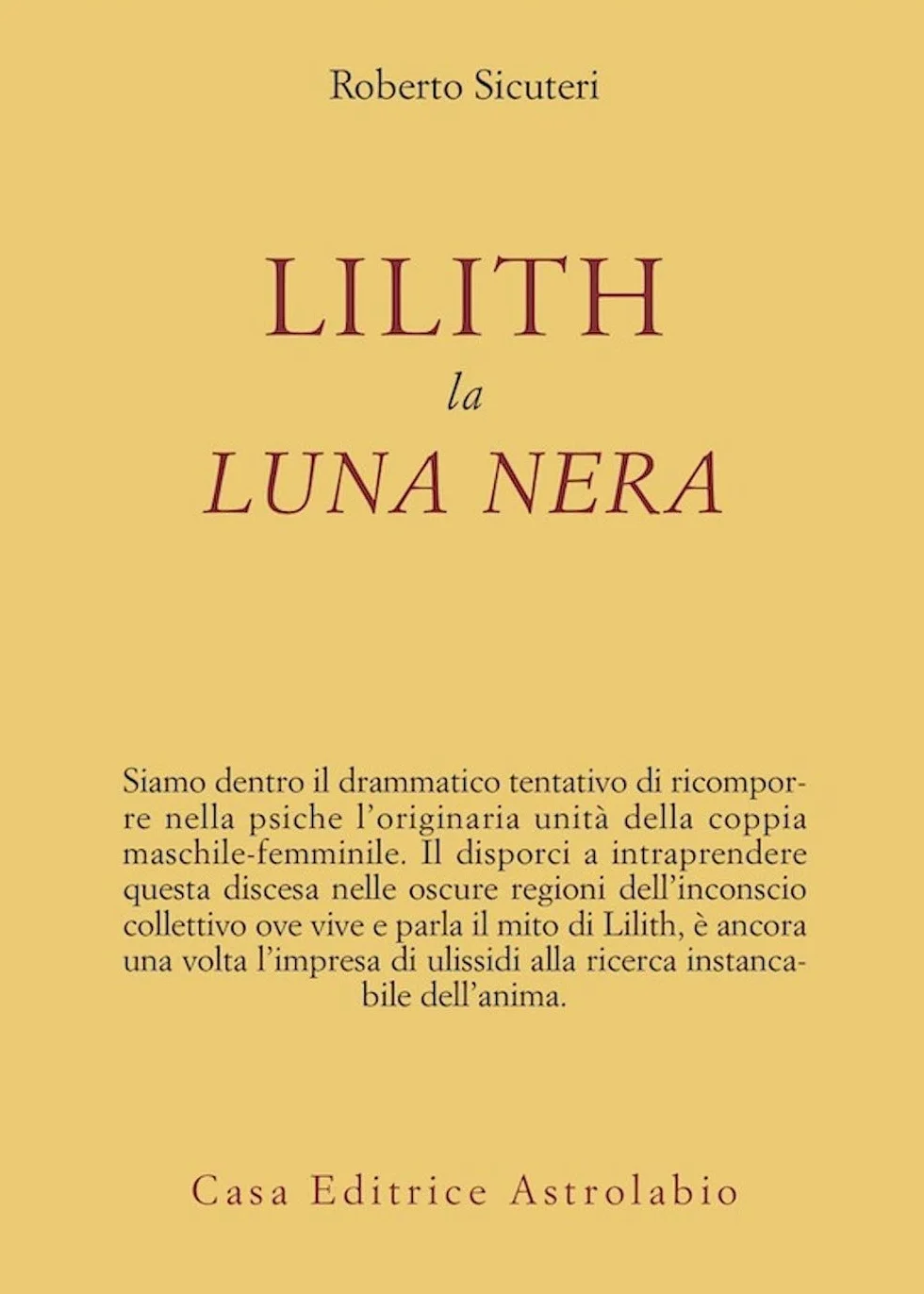Lilith. La luna nera