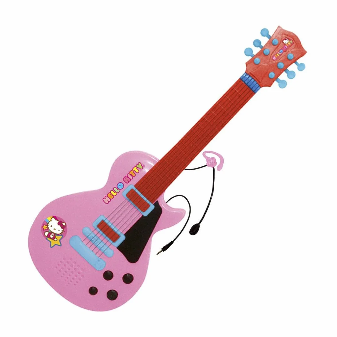 Reig 1505 Hello Kitty Chitarra Elettronica con Microfono