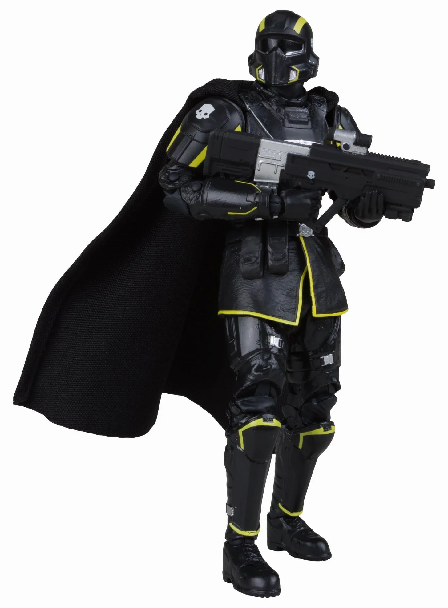 McFarlane Helldivers II Elite Edition Action Figure B-01 Tactical #10, 18 cm | McFarlane Elite Edition #10 Deluxe 17,8 cm figura con mantello Soft Goods, armi e base da esposizione