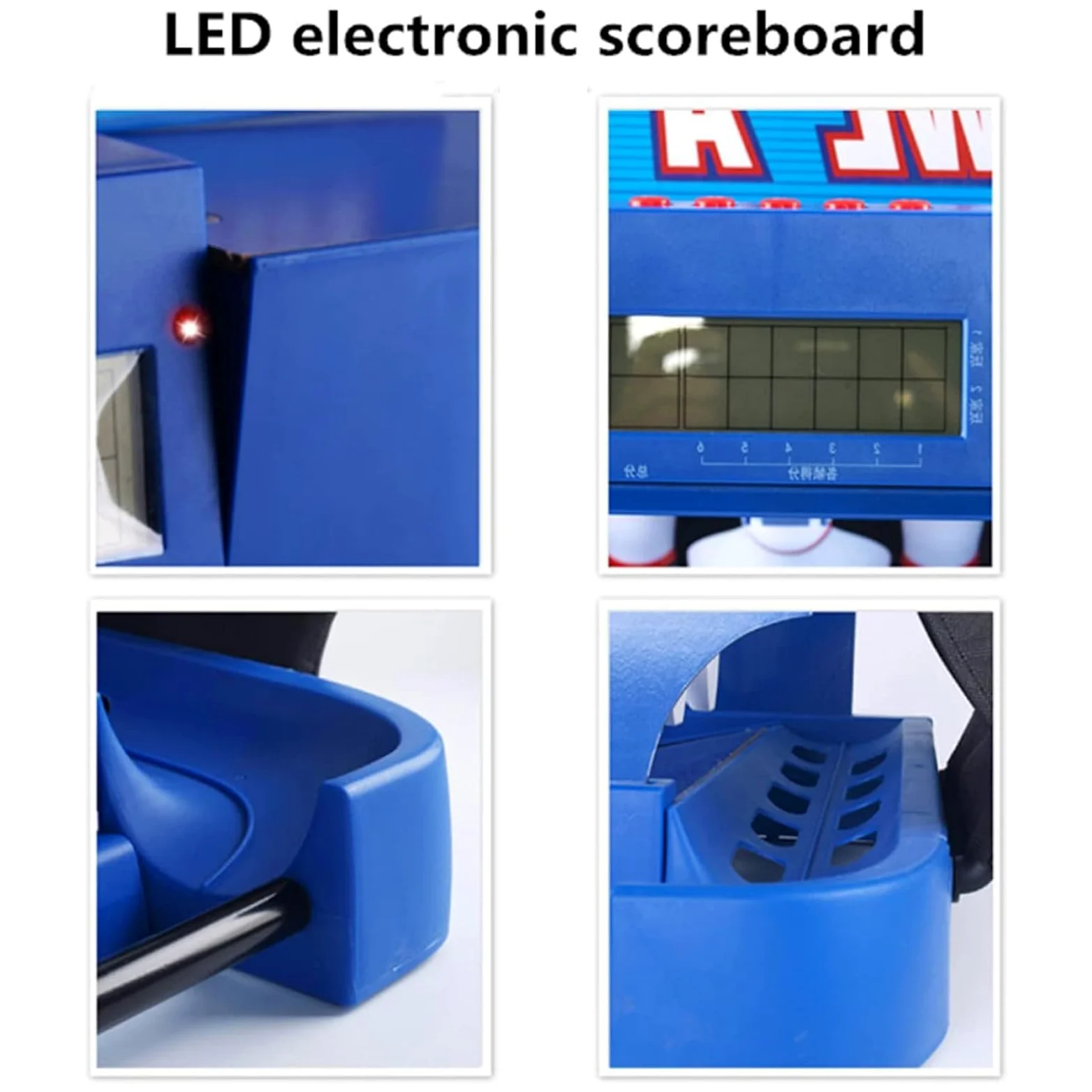 Set da bowling elettronico per casa – console sportiva da bowling indoor con reset automatico, illuminazione ed effetti sonori per bambini e adulti