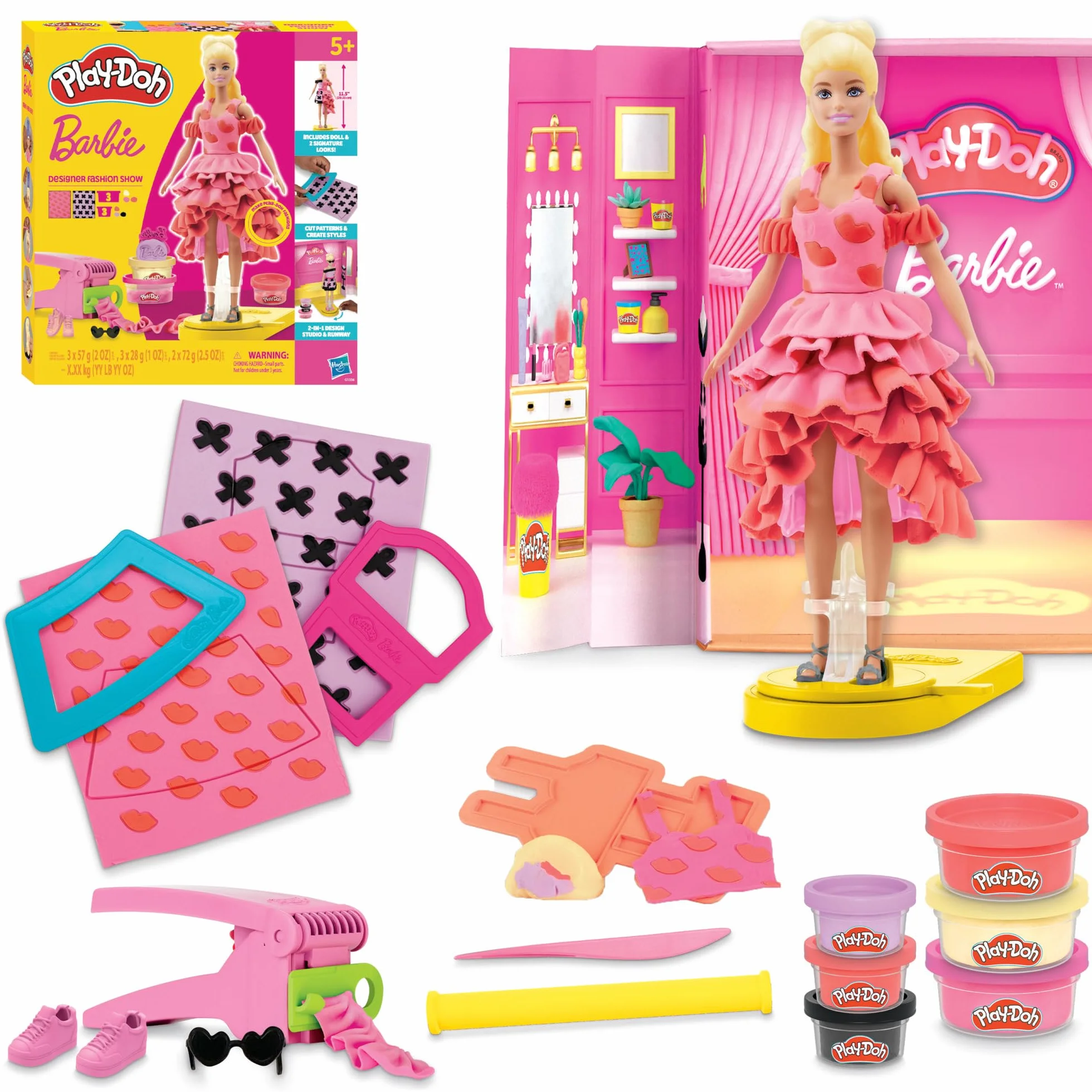 Play-Doh Sfilata di Moda Designer Barbie Playset