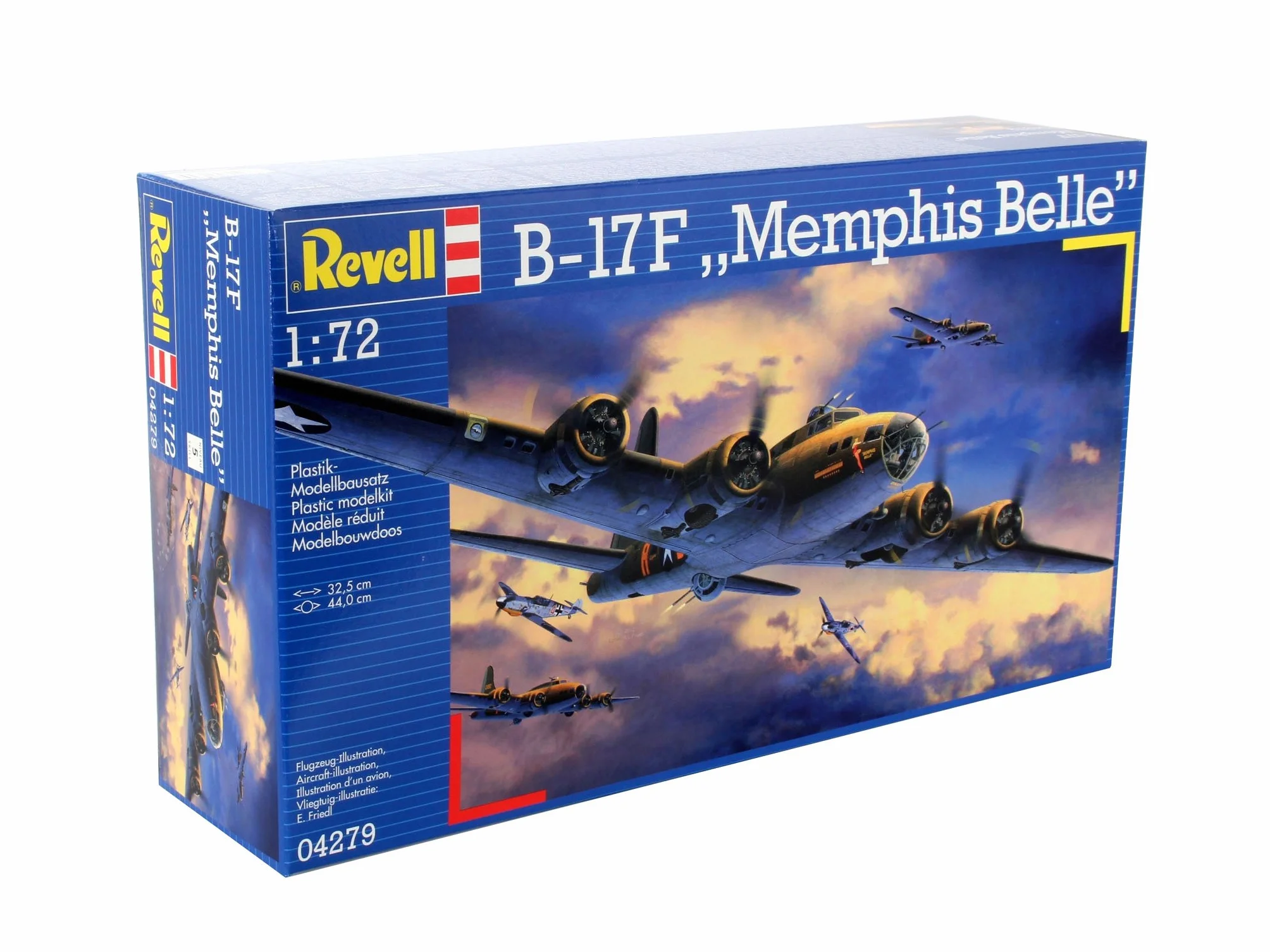 Revell B-17F Memphis Belle Kit di Modello in Plastica Scala 1:72