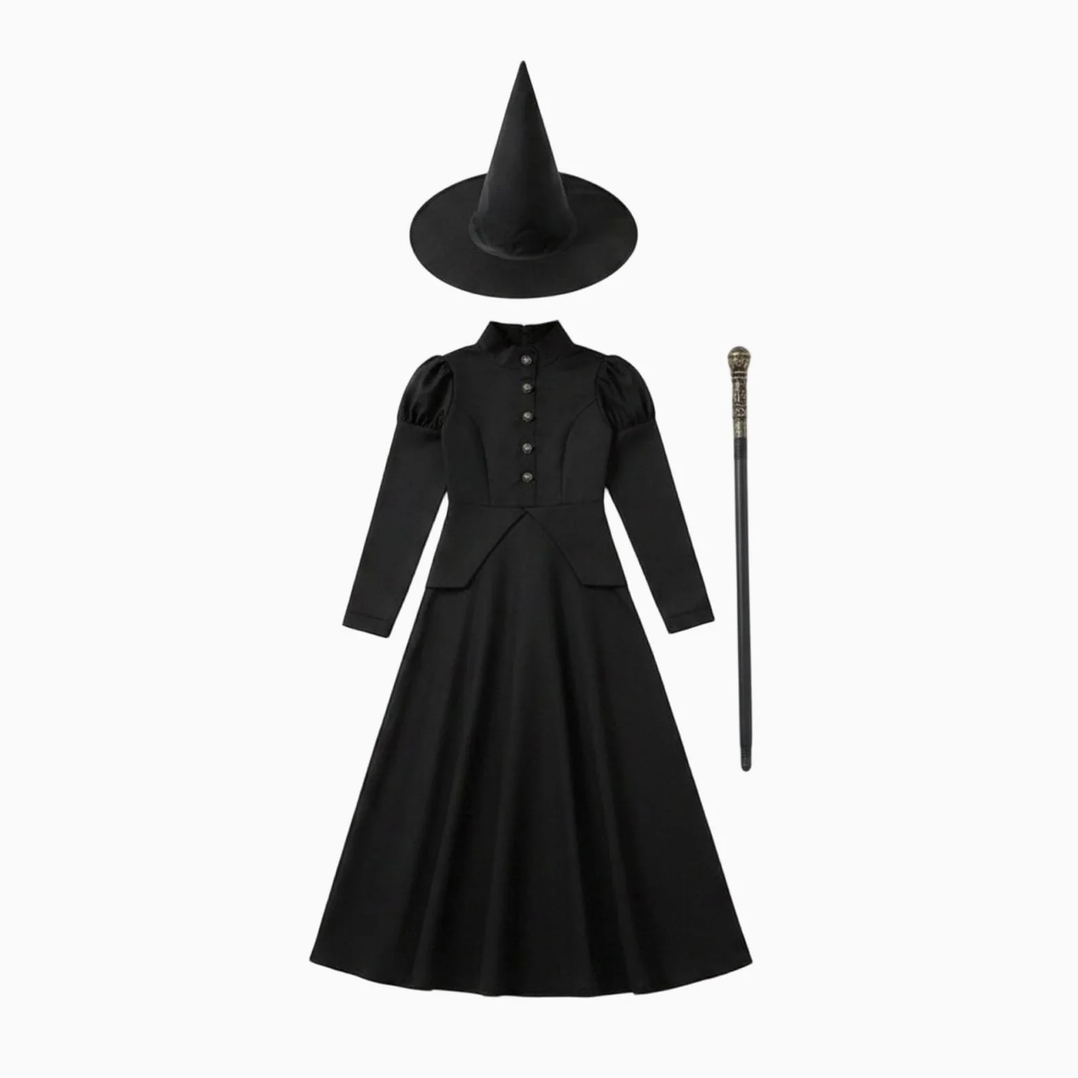 Generico Costume Da Strega Di Halloween,Incantevole Mantello Da Bambina Per Halloween Perfetto Per Giocare E Per Spettacoli Teatrali Abito Da Festa Per Bambini Ideale Per Travestimenti E Feste