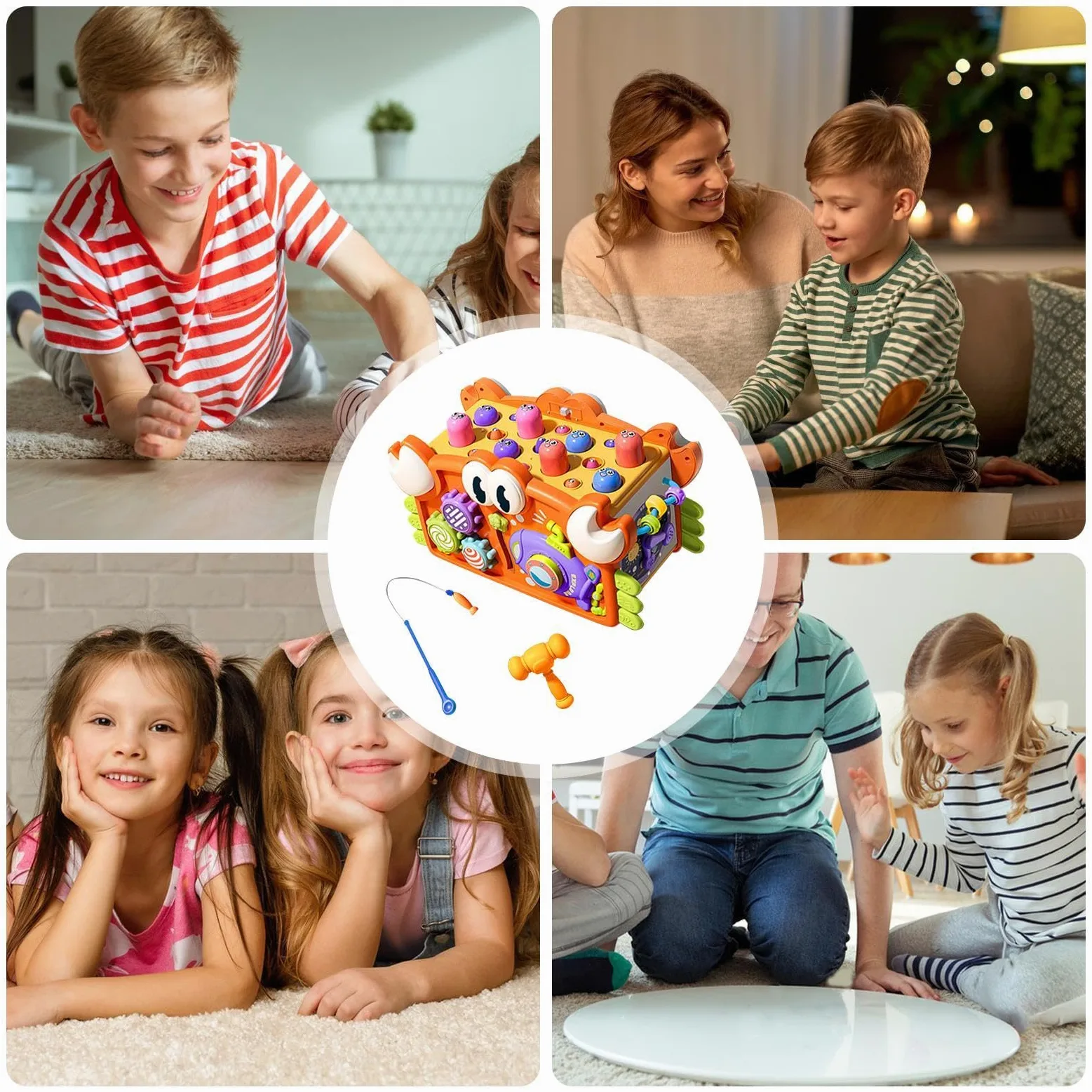 Cubo di apprendimento delle attività, cubo di attività Giocattolo per | Provazioni di sensoriale per bambini, giocattoli per lo sviluppo multiuso per bambini di età compresa t