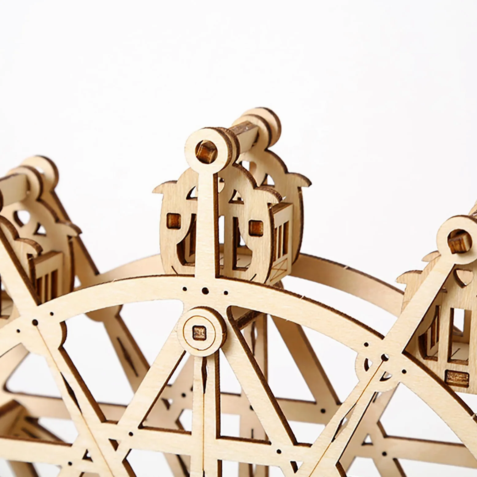 Cuteefun Modellini in Legno da Costruire, Ruota Panoramica Meccanica con Musica, Costruzioni Legno Adulti, Puzzle in Legno 3D Fai Da Te, Idea Regalo per Ragazzi Ragazze Uomini e Donne