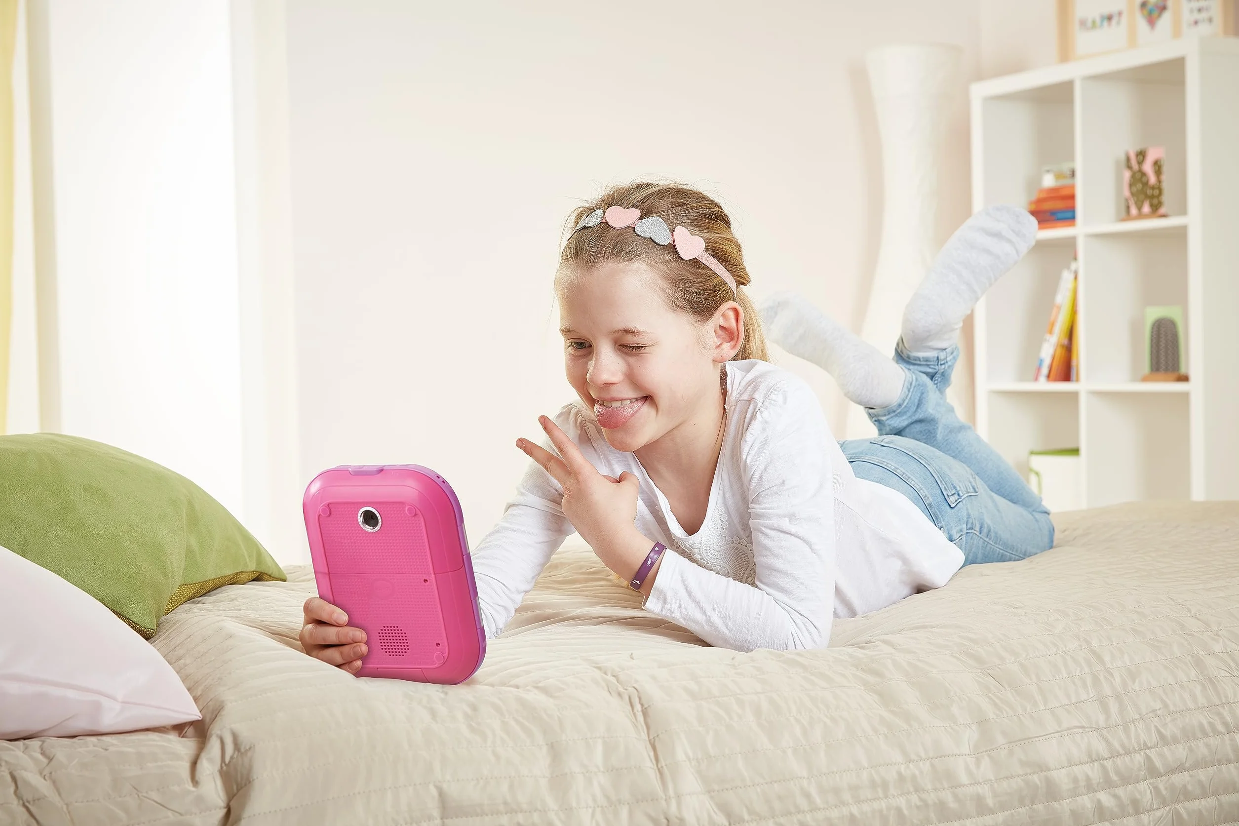 VTech KidiSecrets Selfie Music 2.0, Diario Segreto Interattivo per Bambini con Doppia Fotocamera e MP3, Diario Elettronico con Schermo a Colori e Tastiera, Lingua Italiana, Batterie Incluse, 6-12 Anni