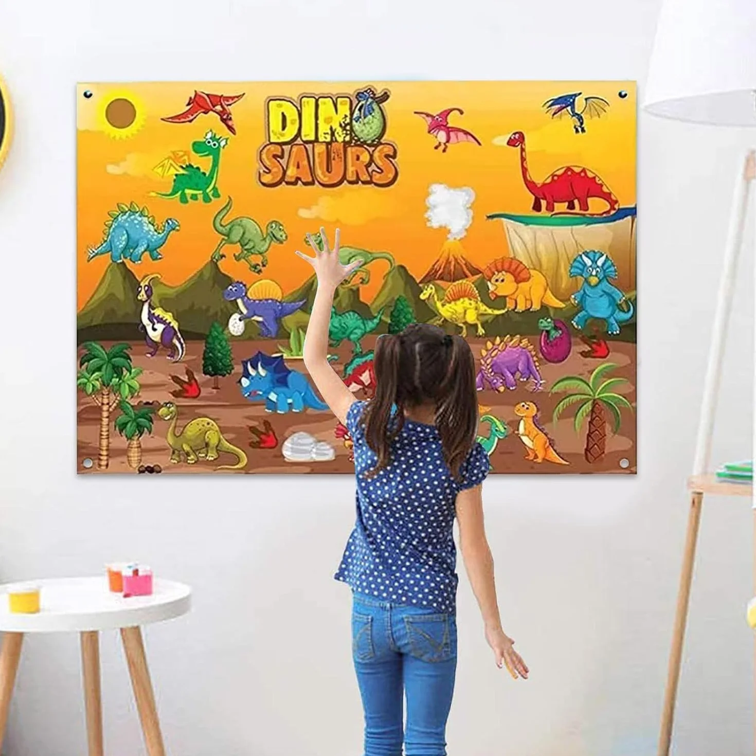 Lavagna In Feltro, Set Di Giochi Di Narrazione A Tema Tridimensionale, Set Di Tabelloni In Feltro Per Animali Da Fattoria, Giocattoli Interattivi Per L'apprendimento Precoce(A)