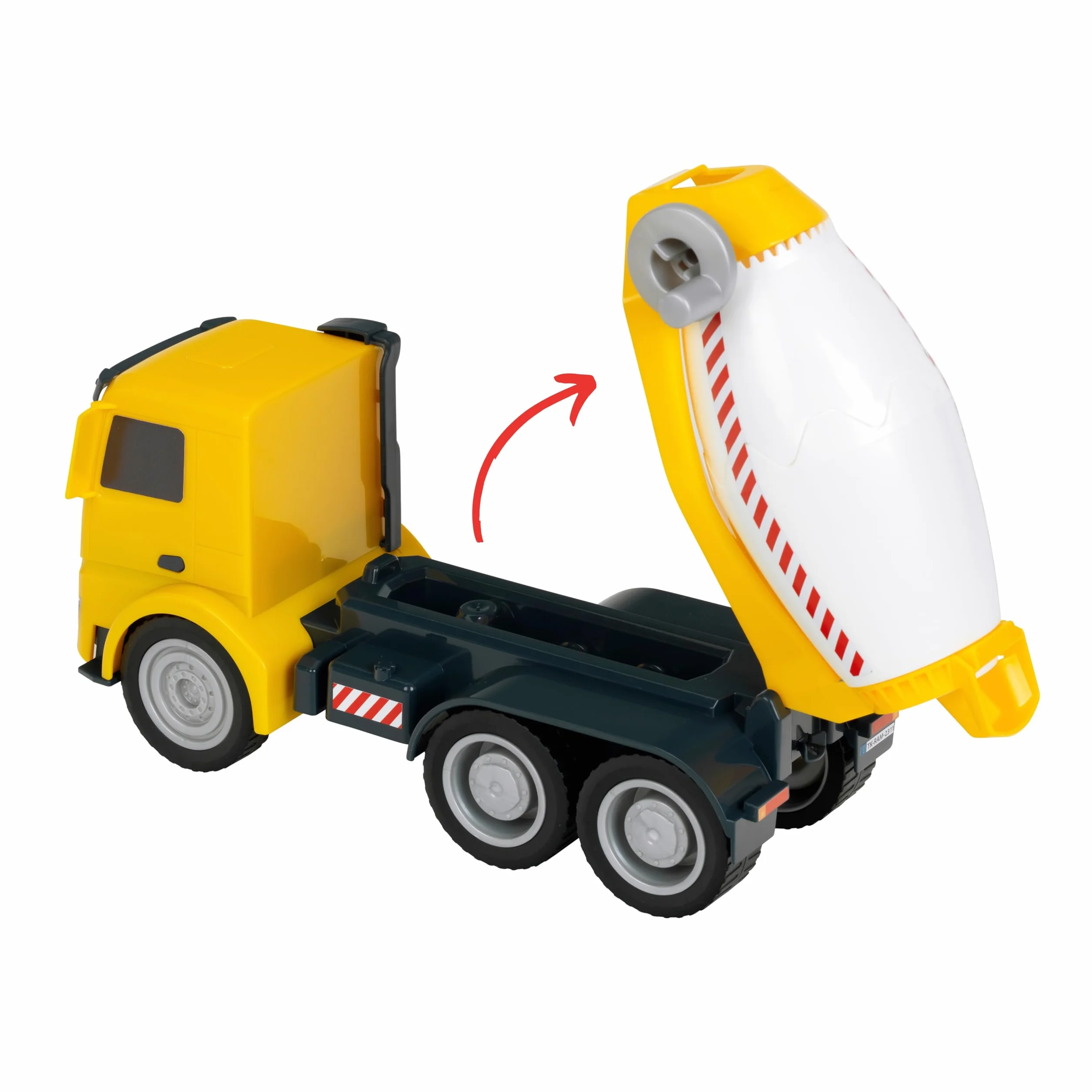 Theo Klein 3804 Mercedes-Benz Arocs Betoniera per la sabbia | Per interni ed esterni | Scala 1:24 | Prodotto con licenza ufficiale | Giocattolo per bambini dai 3 anni