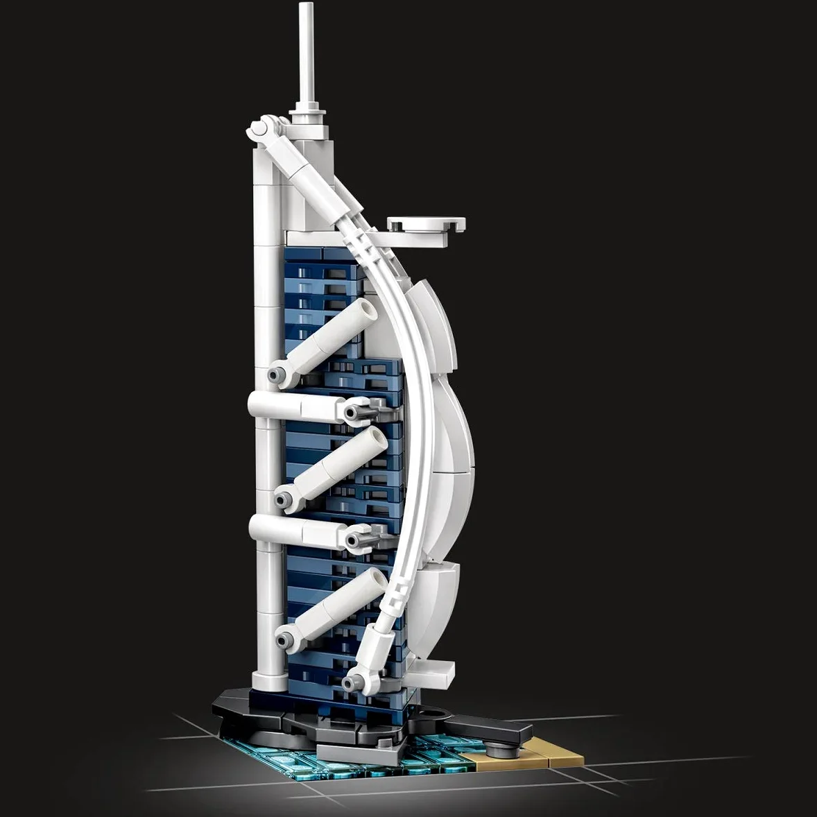 LEGO Architecture Dubai, Collezione Skyline, Kit di Modellismo Creativo e Rilassante, Costruzioni per Adulti e Ragazzi di 16+ Anni, 21052