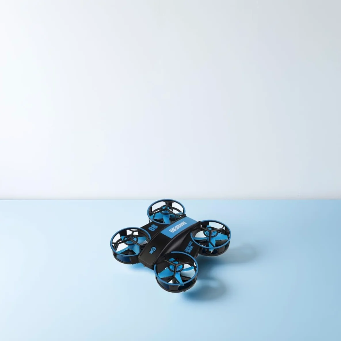 HEMOTON Elicottero Rc Quadricottero Led Portatile Decollo e Atterraggio Facile Acrobatico Rotazione Gradi Marce Regolabili Media Bassa Drone Rc Colorata