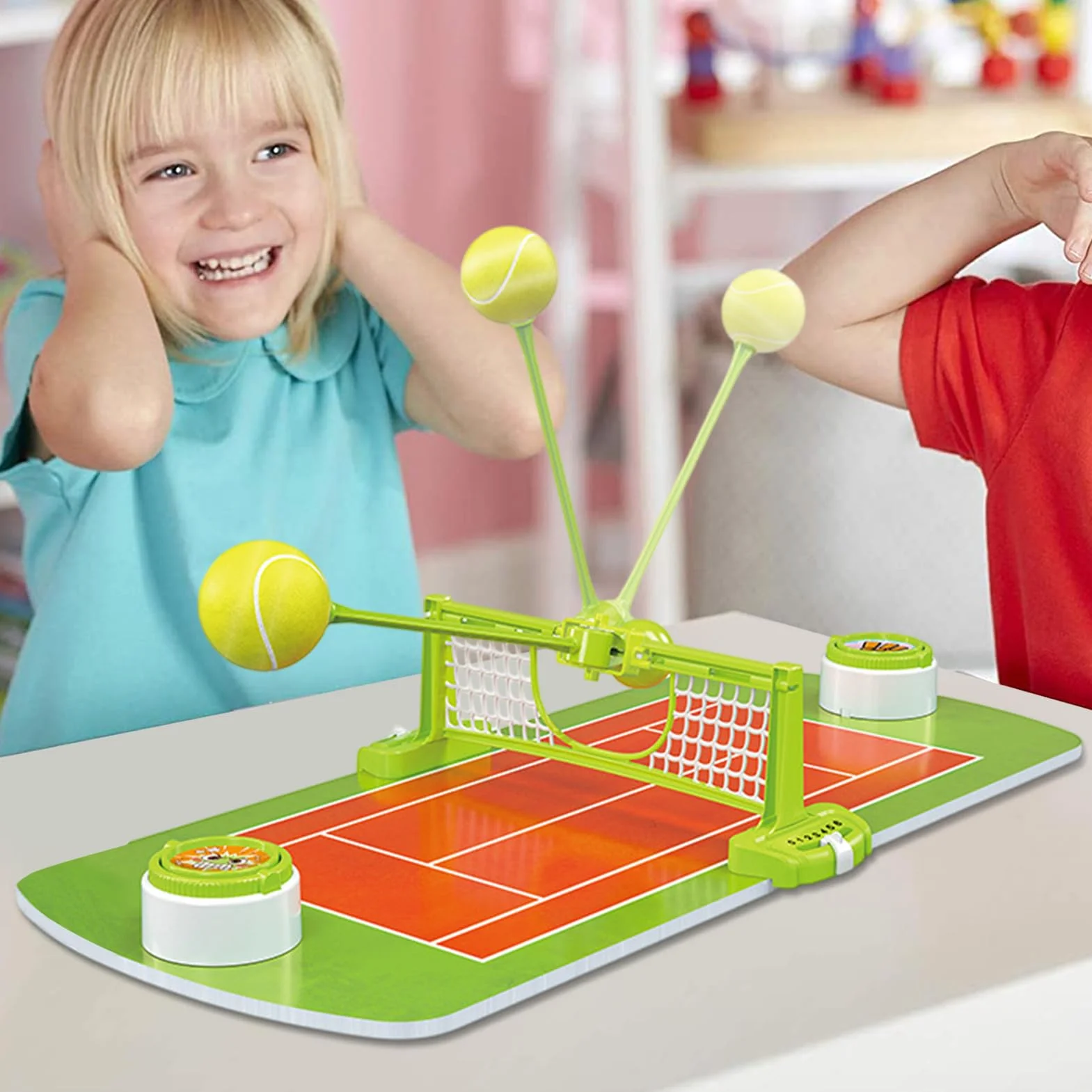 Tennis Da Tavolo Gioco Familiare Pong Giocattolo Interattivo Due Giocatori Indoor