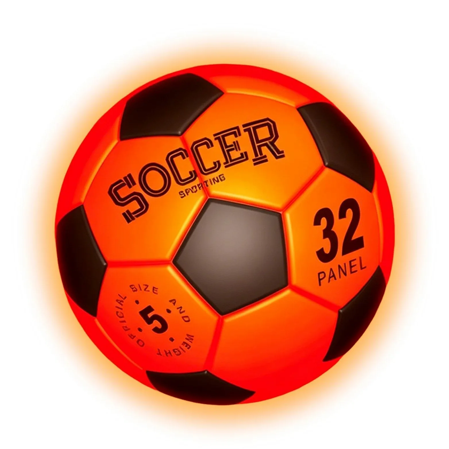 Pallone da Calcio Luminoso per Bambini Pallone Ricaricabile con Pompa | Pallone LED Luminoso per Calcio per Ragazzi 8-15 Anni Bambini Ragazzi Adulti Sport Esterno Compleanno Giardino Cortile Fuori