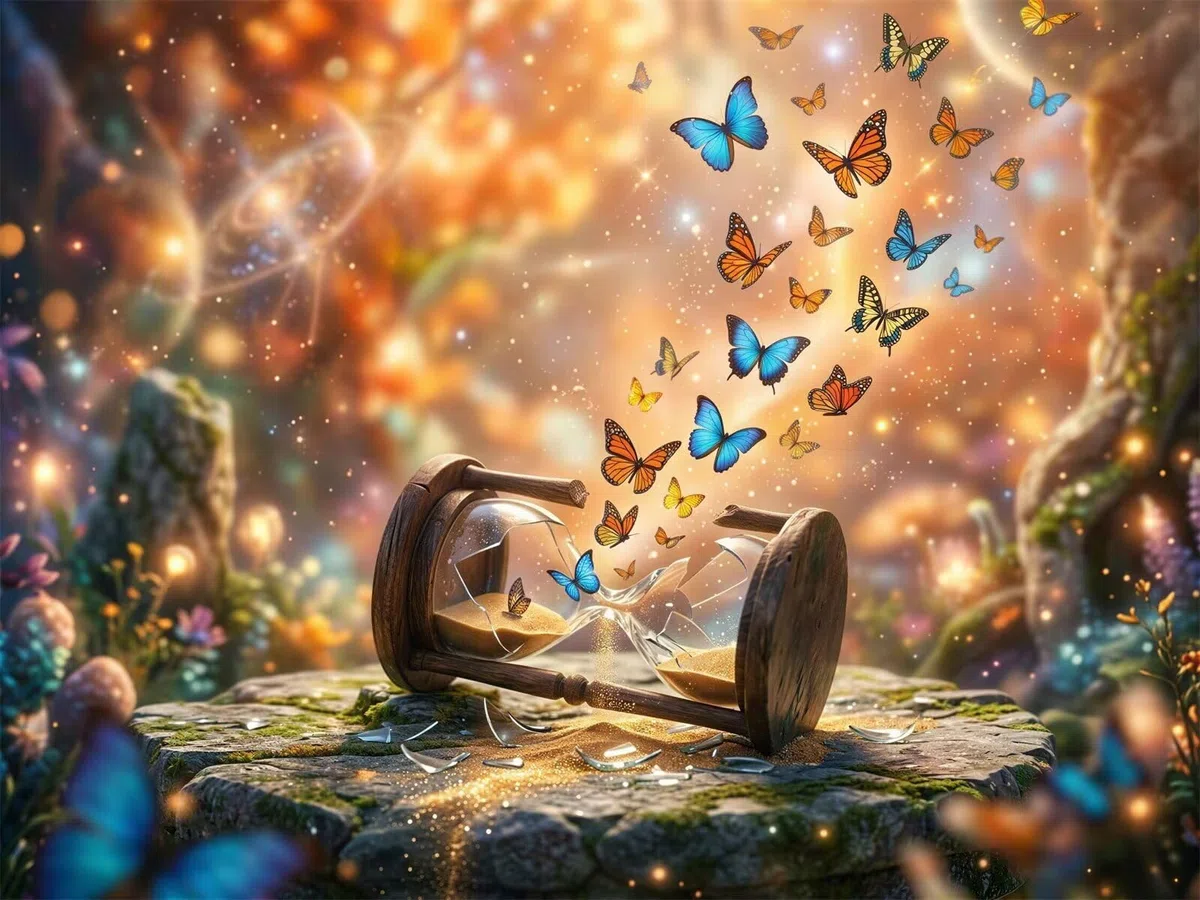Puzzle 5000 pezzi Farfalla Clessidra per Adulti, 156x105cm Puzzle Adulti 5000 pezzi, Giochi Di Puzzle per Tutta La Famiglia, Un Regalo Festivo per Gli Amici in Una Bella Confezione