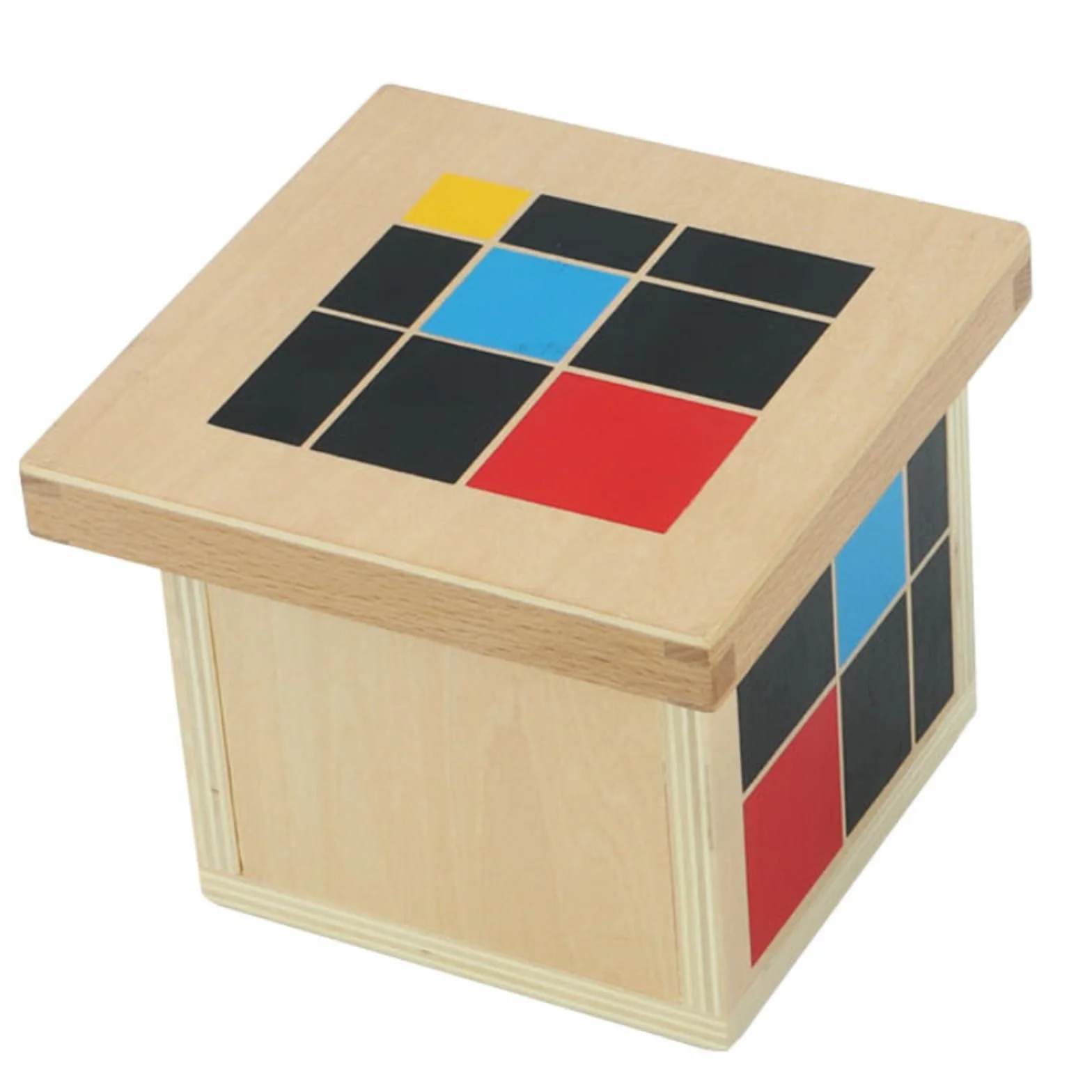Cubo Aritmetico in Legno Didattico Cubo Educativo Geometrico per Bambini, Educatori, Casa